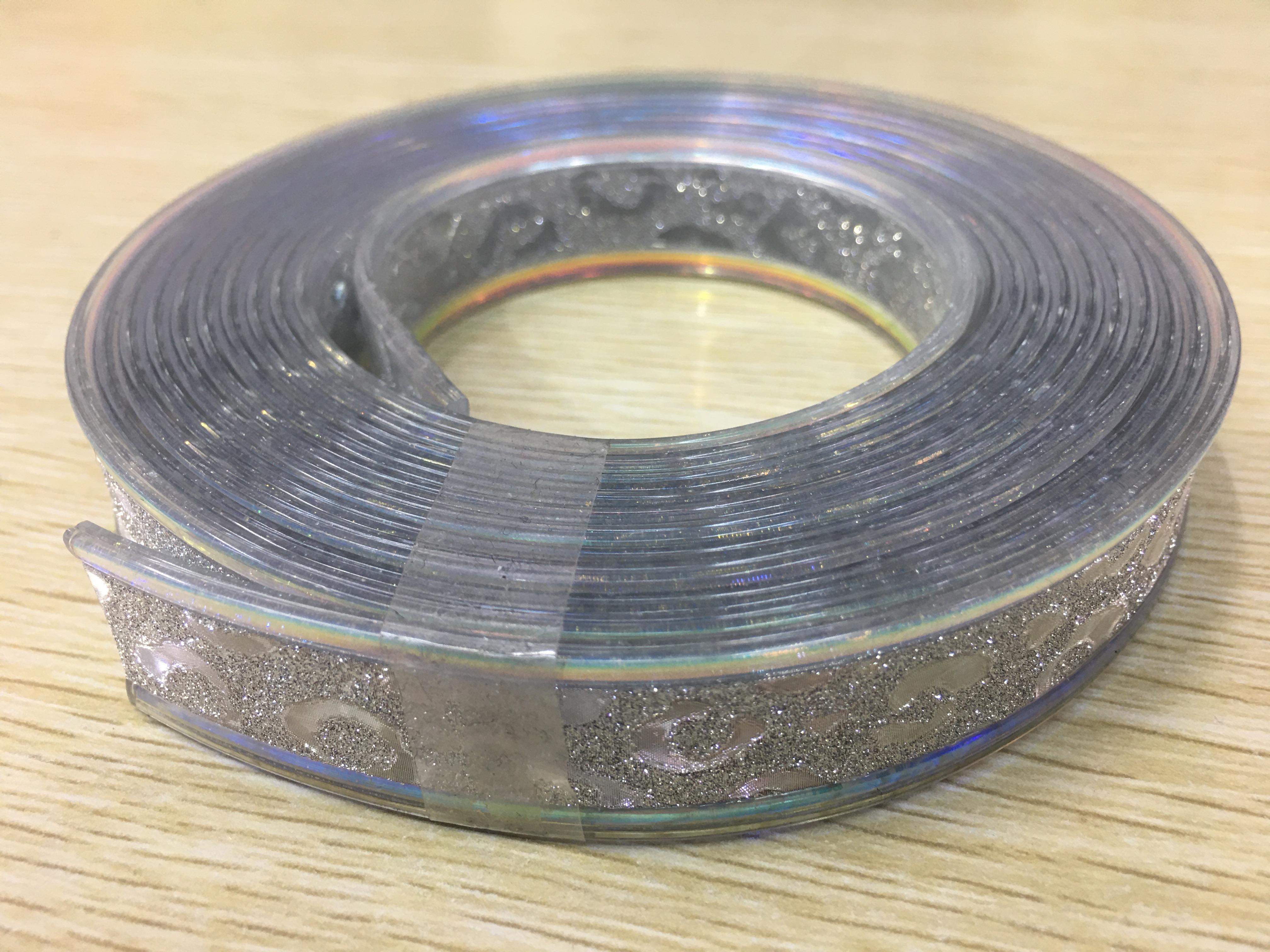 爆款女鞋用透明PVC外裱格利特 PVC中插亮晶晶生产厂家#pvc外贴条