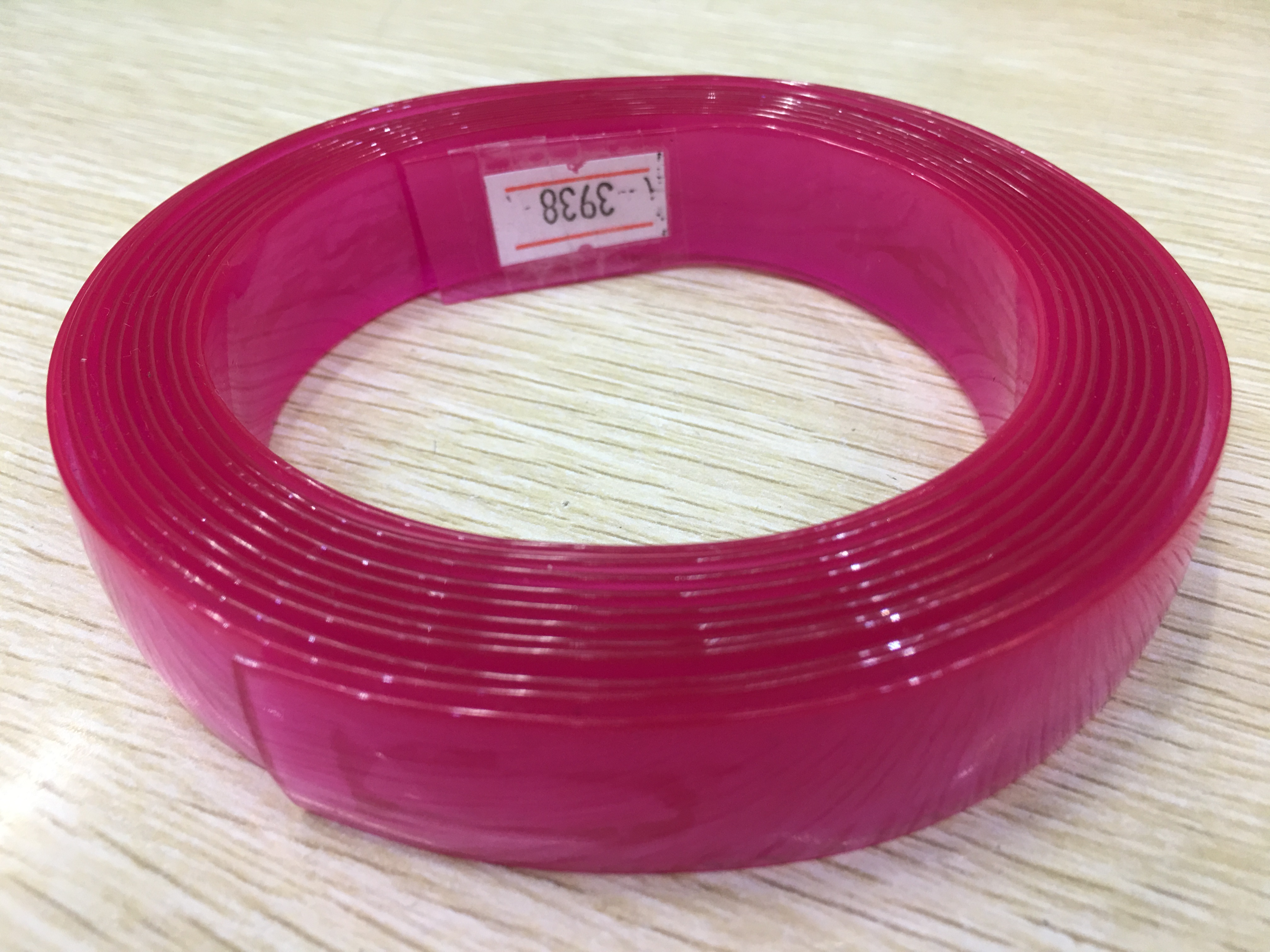 广州厂家专业生产皮帶辅料超透明PVC条水晶条#鞋包pvc磨砂条