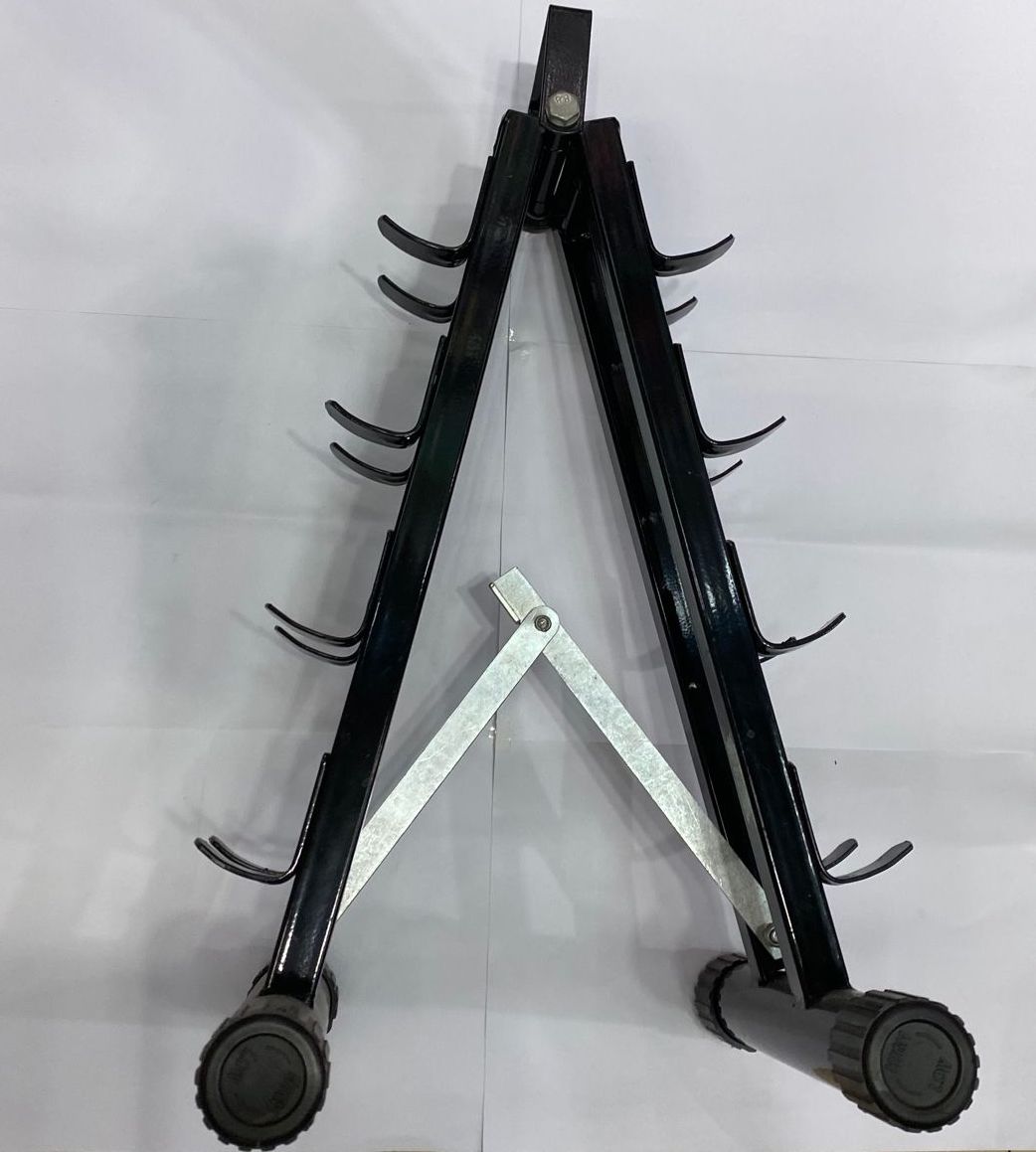 撸铁举重健身哑铃陈列展示架四层铁质不易生锈品质优良