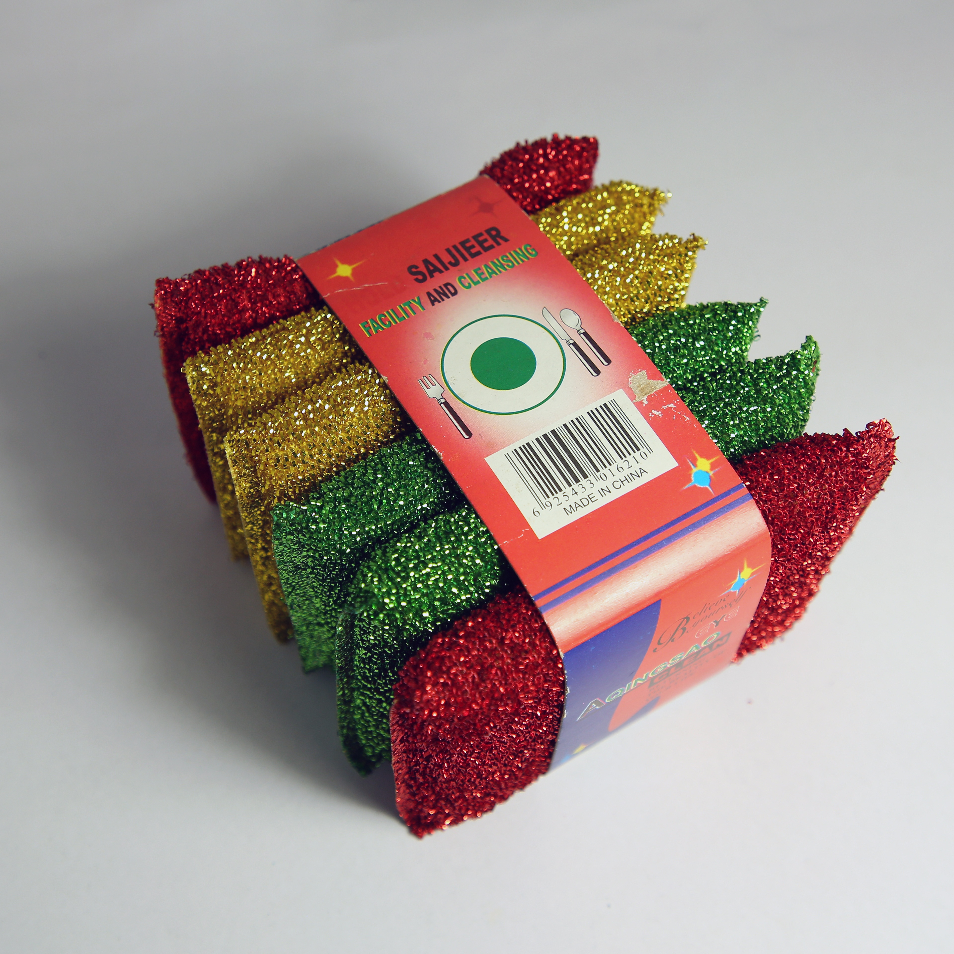 复合网绵海绵百洁布 抹布 洗碗布清洁布 洗碗巾