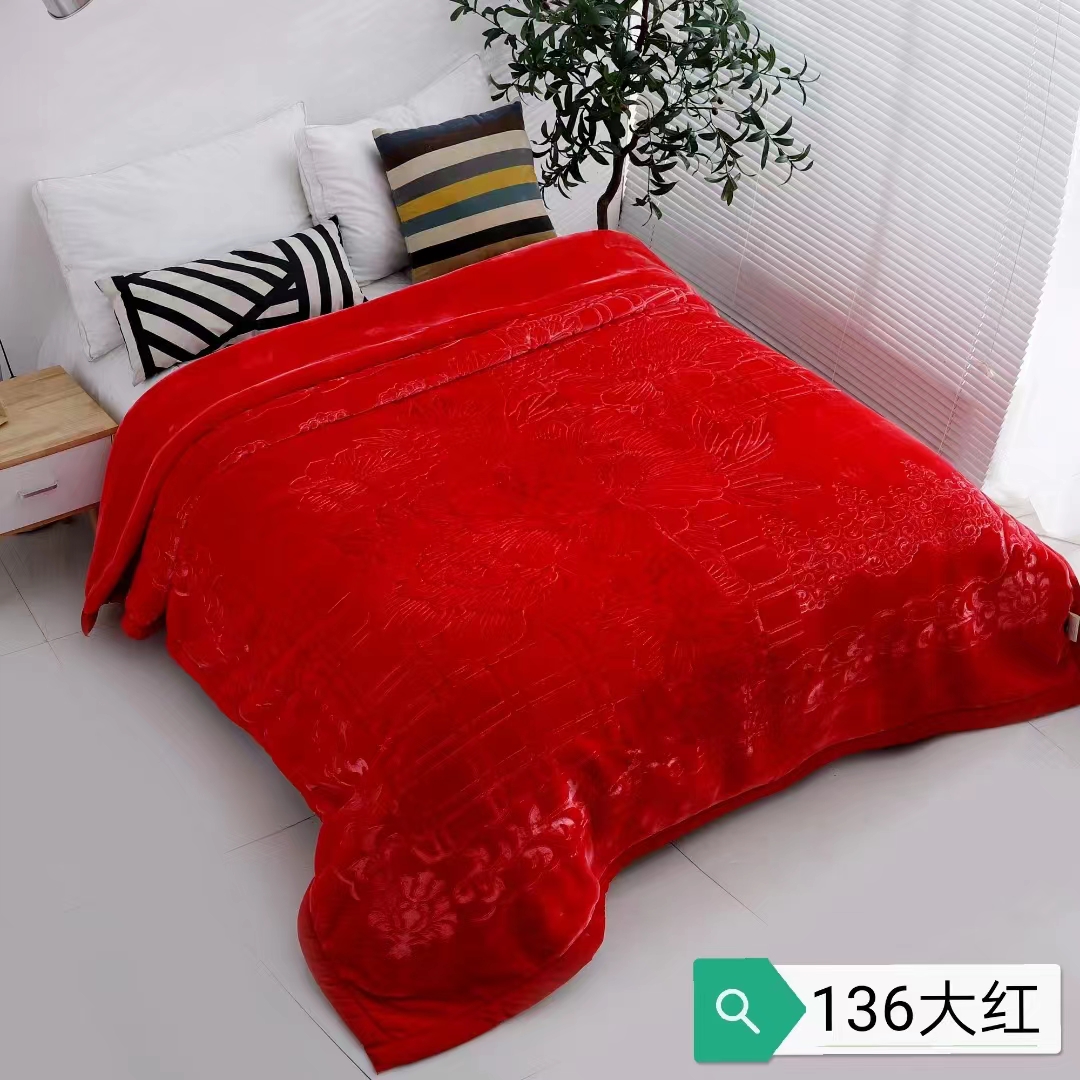 New bedding products in 2025: cloud blanket, enlarged, warm and edged-wrapped cloud blanket, wedding blanket, Angolan blanket, wedding blanket, Tencel cloud blanket Specification image