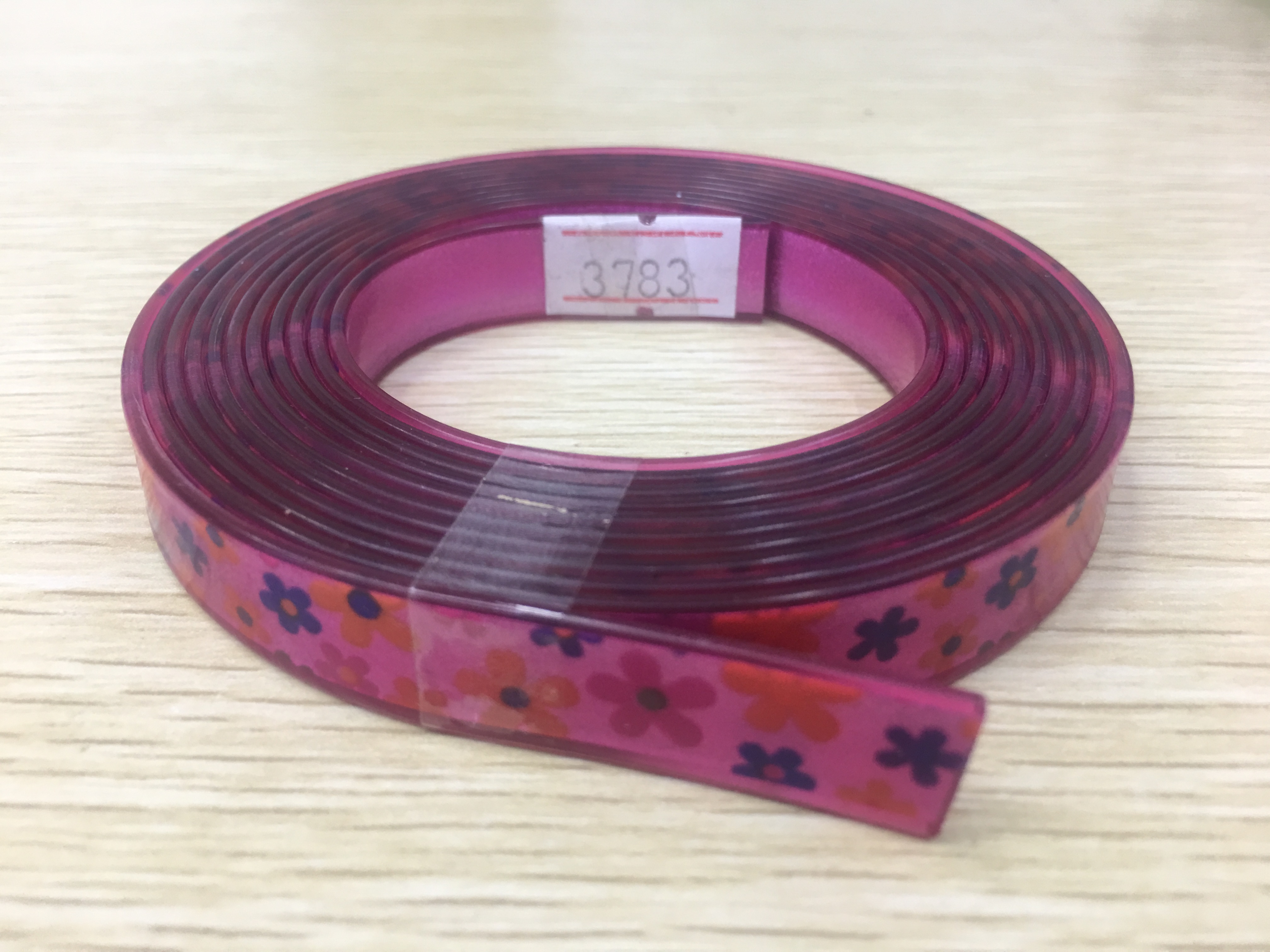 时尚锁匙配饰用环保PVC中插条东莞生产厂家#pvc中插条