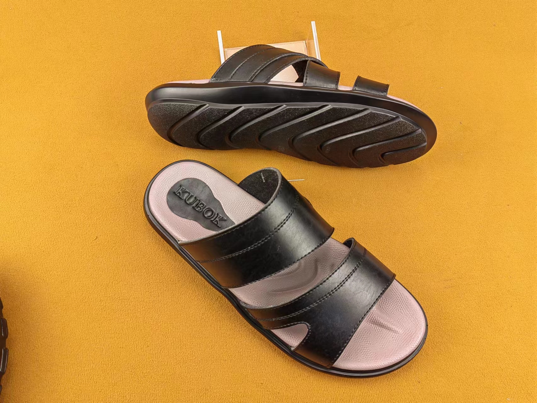 KUBOK新品男士凉鞋商务休闲