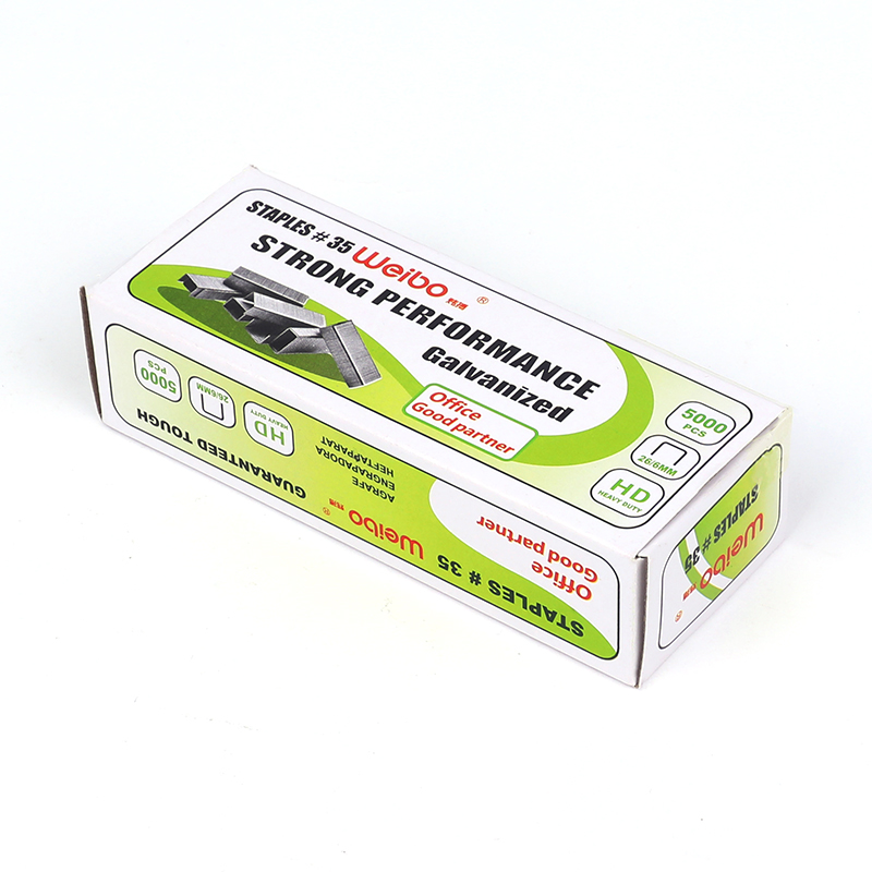 weibo Weibo Approval No. 35 for pointed-toe staples, universal standard staples, office stationery nails details Picture