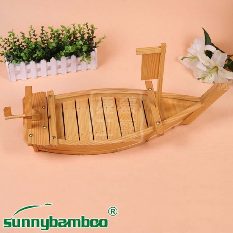  日本料理盘 日韩料理餐具 创意寿司木船 定制木餐具义乌好货 木制寿司船