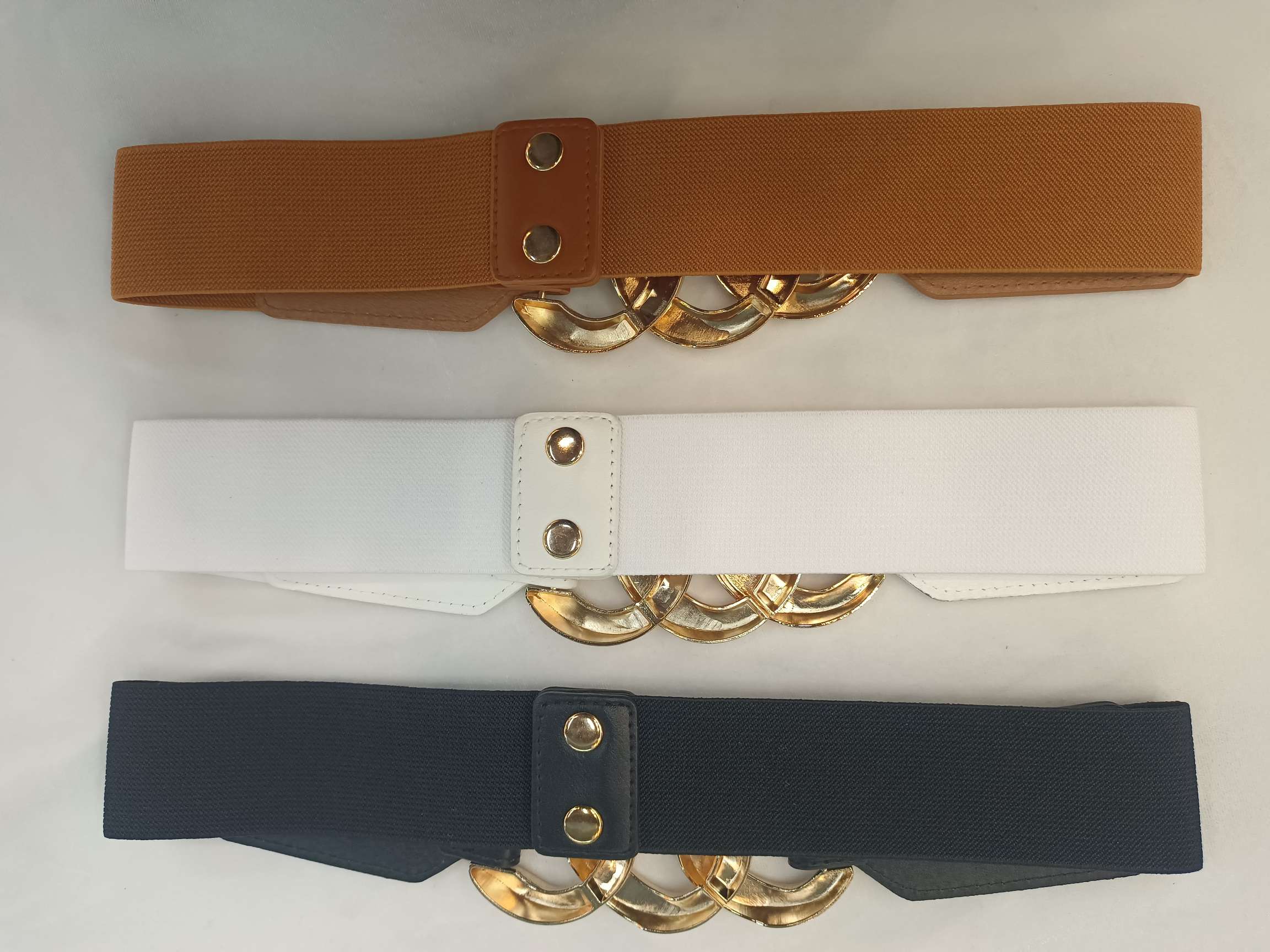 Fashion Trend Women's Waist Tight Elastic Belt With A Simple Suit Specification drawing