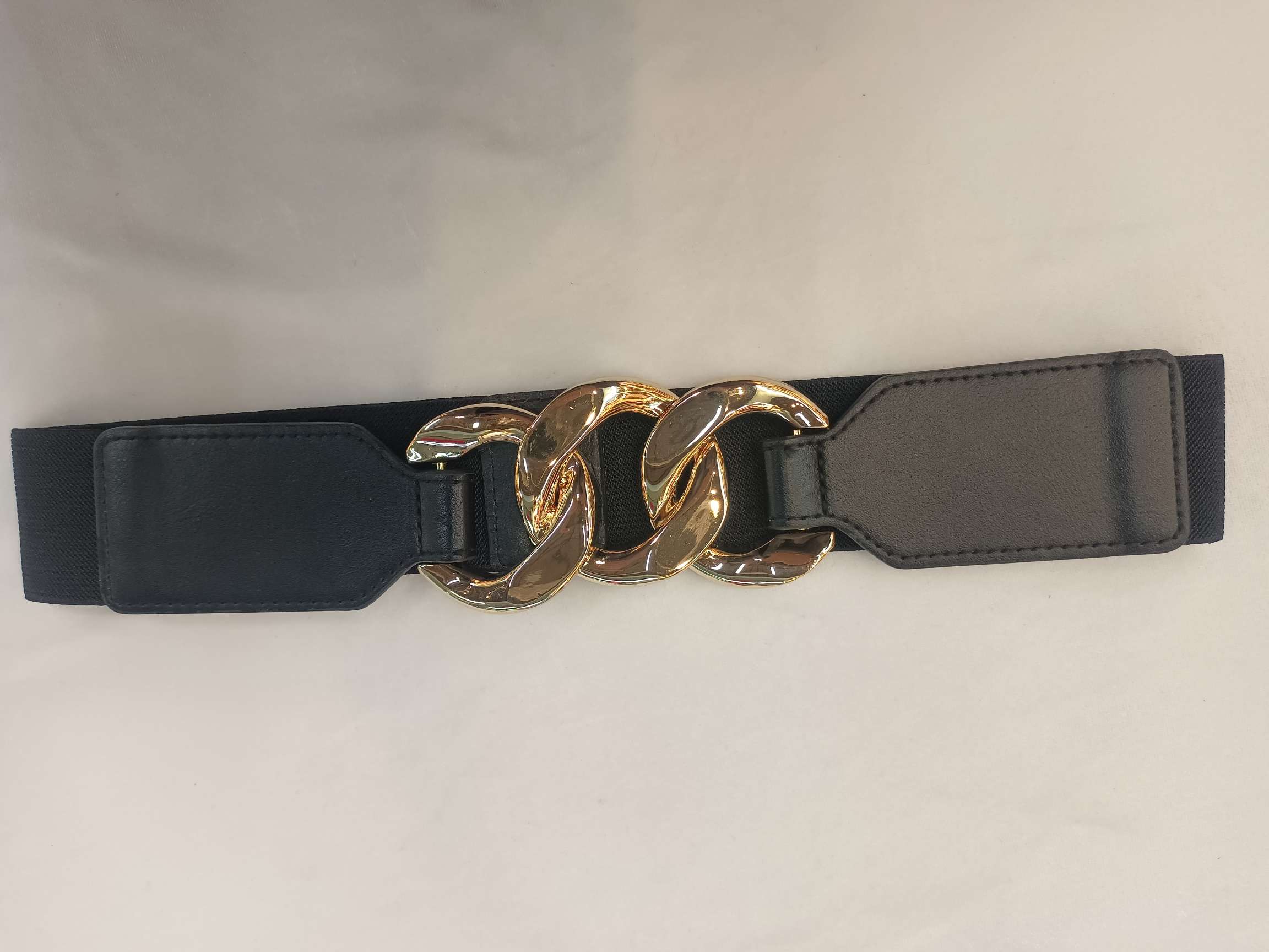 Fashion Trend Women's Waist Tight Elastic Belt With A Simple Suit Application Scenario