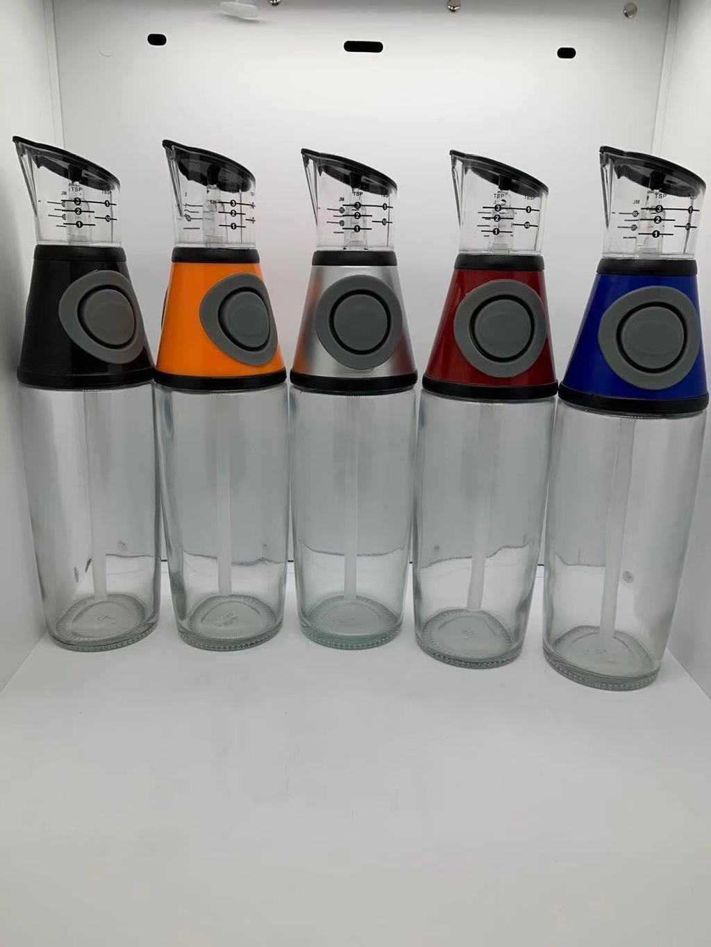 250ML oil pot, press-type oil control pot