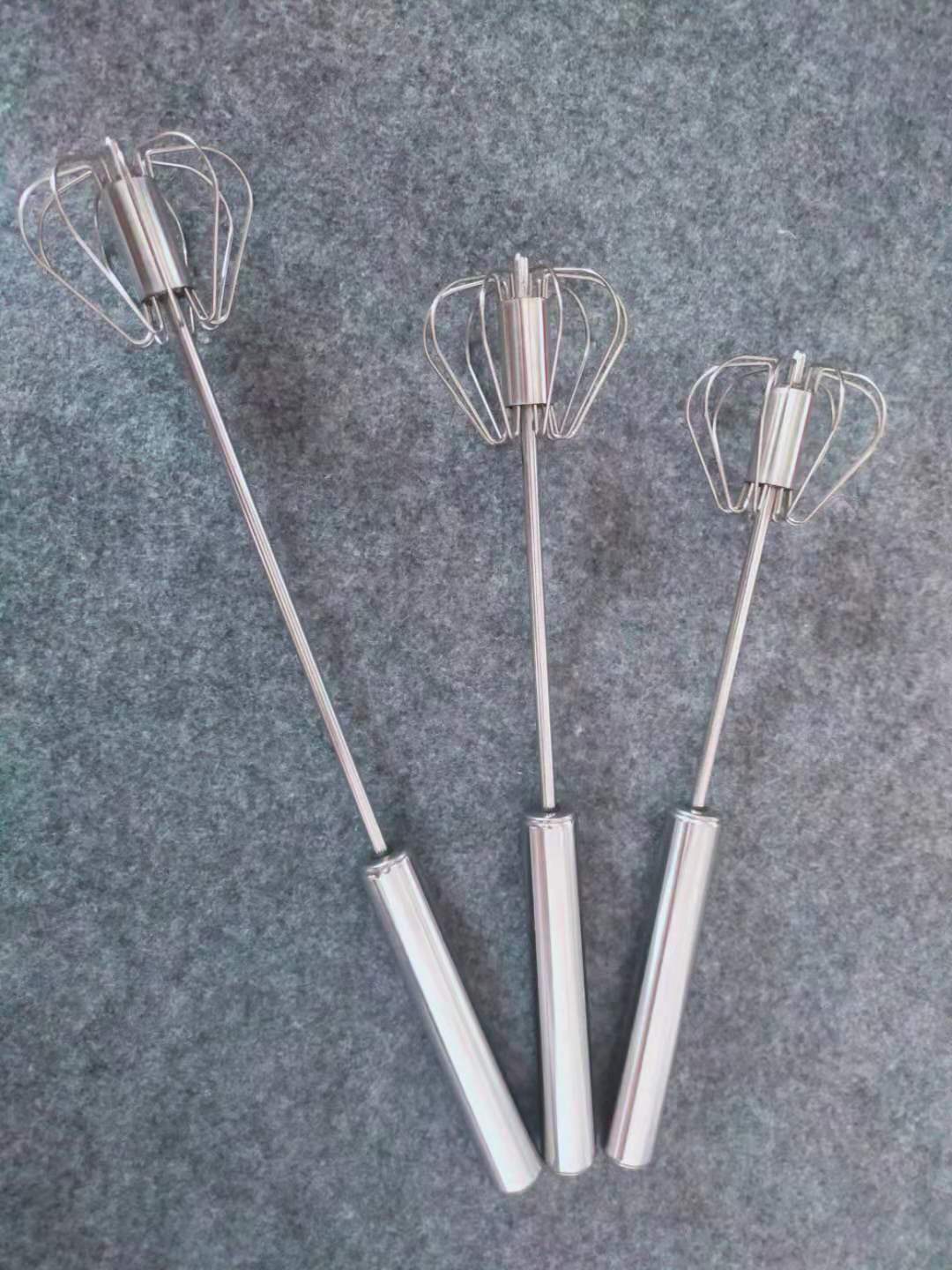 不锈钢半自动打蛋器家用厨房手动按压式打奶油搅拌器打鸡蛋搅蛋器