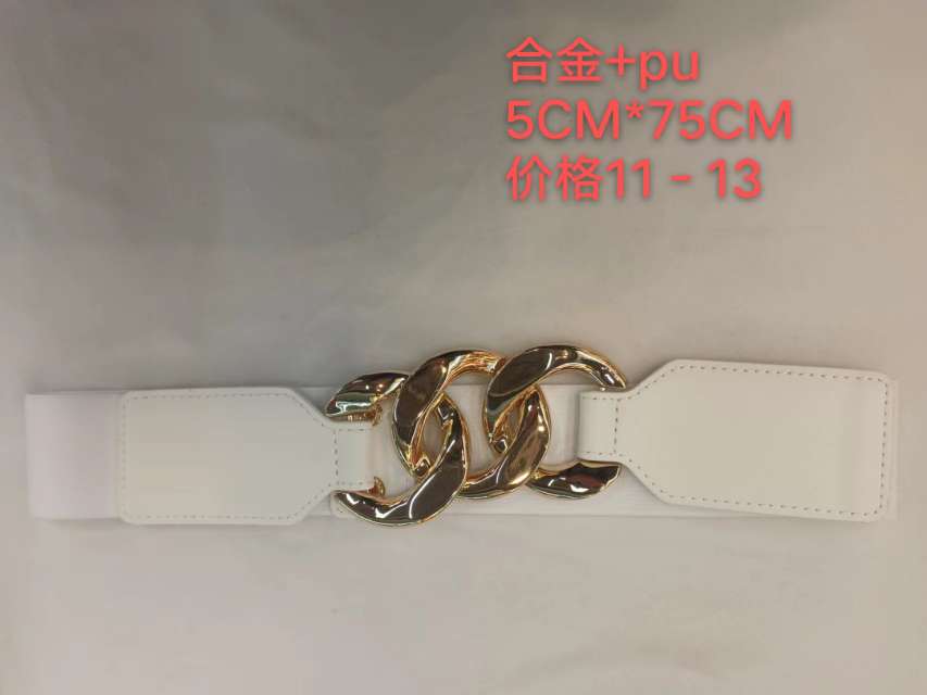 Fashion Trend Women's Waist Tight Elastic Belt With A Simple Suit undefined