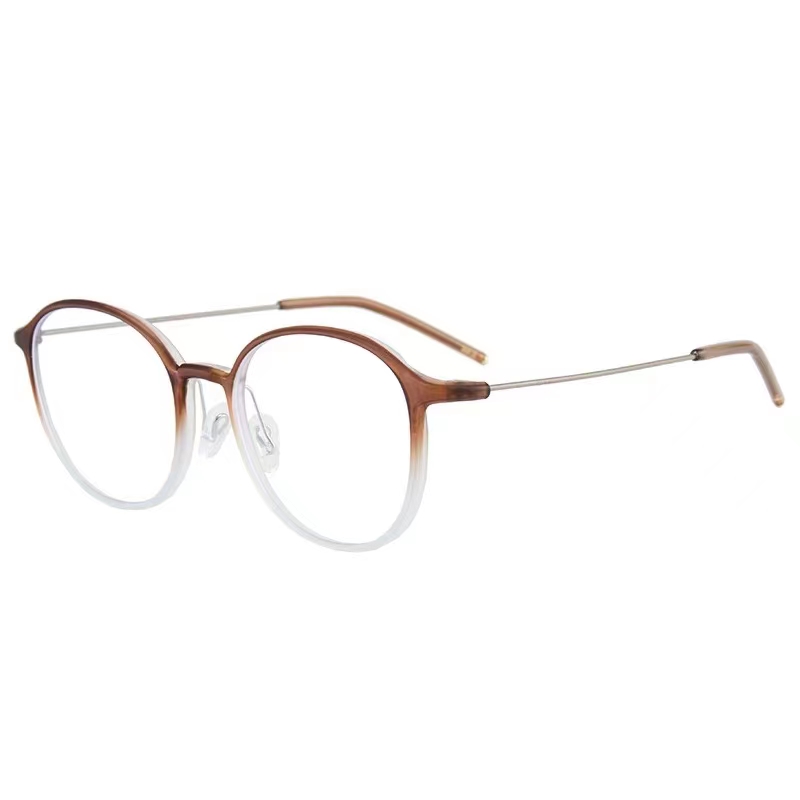 Anti-blue light round-framed retro glasses for both men and women are in large stock. Made of TR90 material, ultra-clear detail image 15