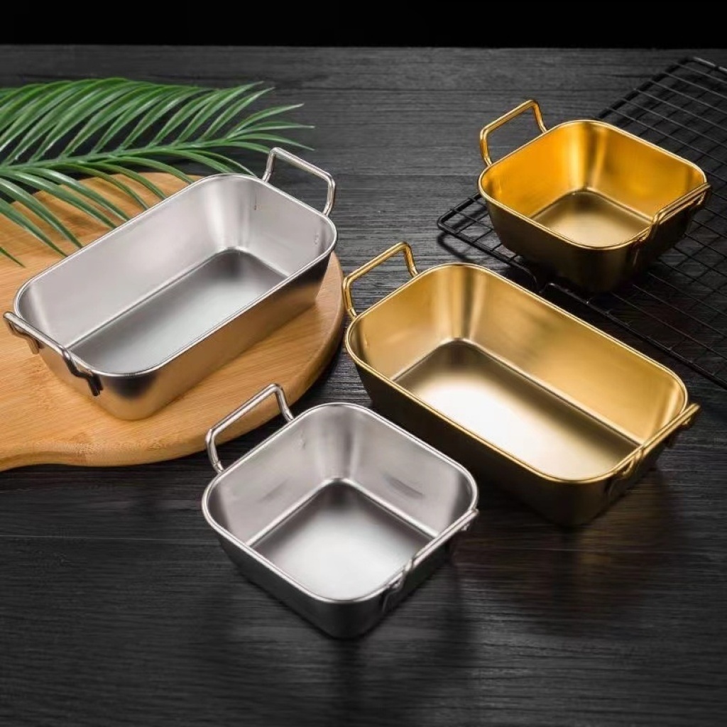 New stainless steel gold and silver ear high display plate details Picture