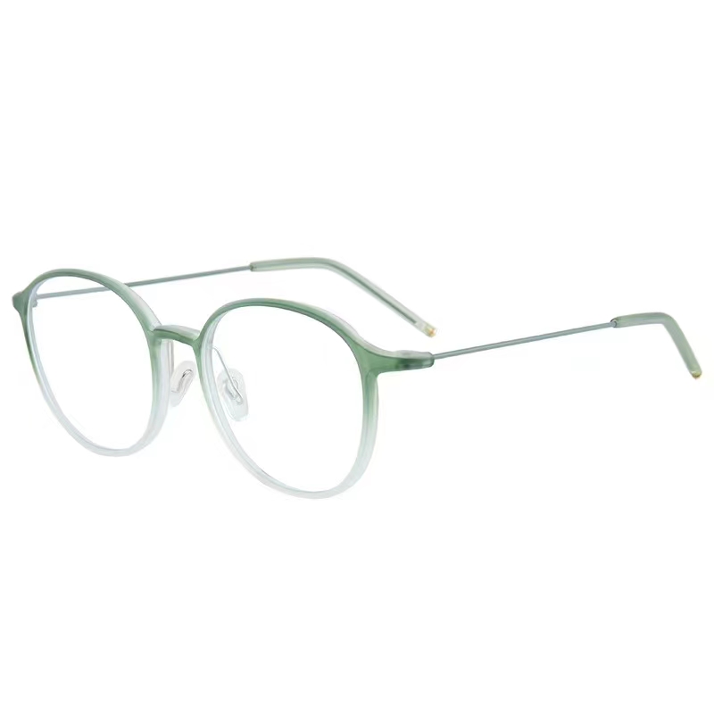 Anti-blue light round-framed retro glasses for both men and women are in large stock. Made of TR90 material, ultra-clear detail image 17