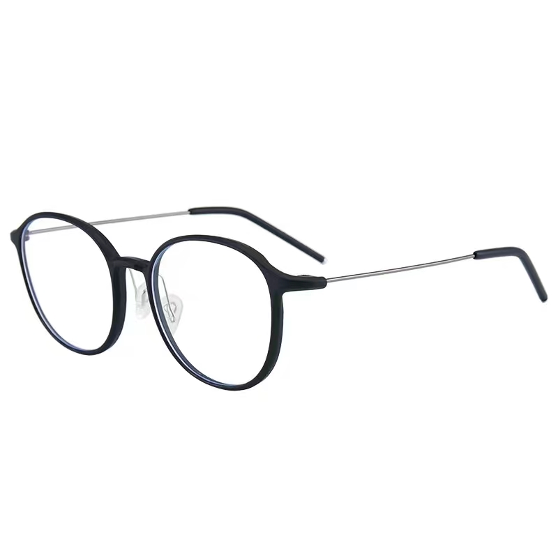 Anti-blue light round-framed retro glasses for both men and women are in large stock. Made of TR90 material, ultra-clear detail image 12