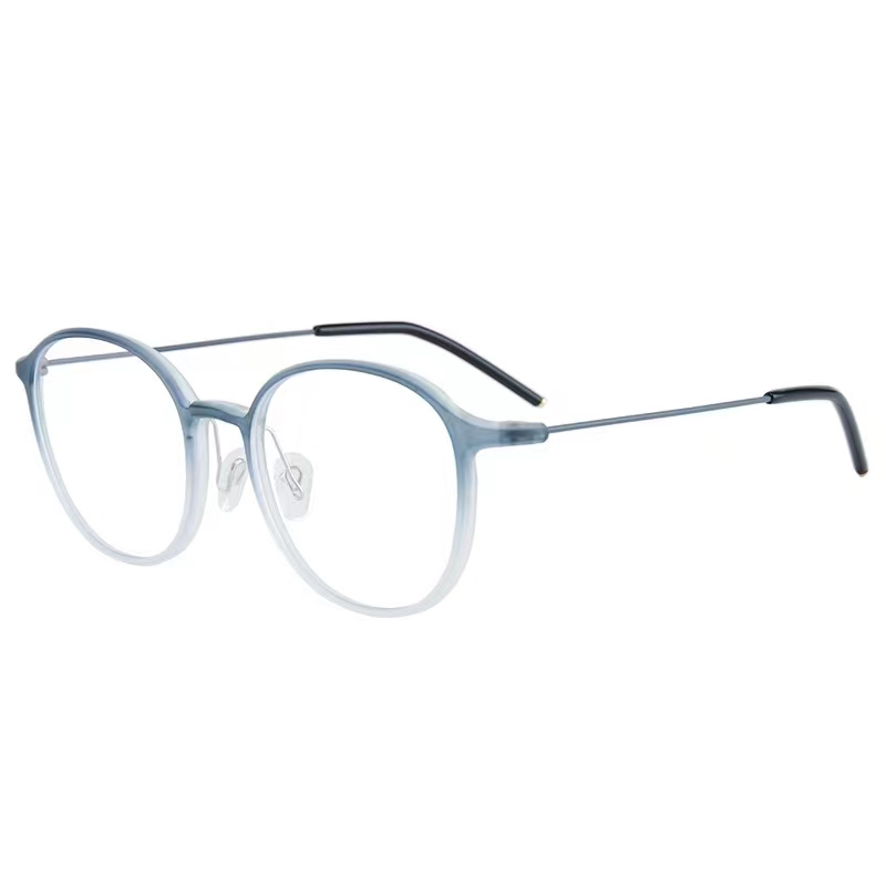 Anti-blue light round-framed retro glasses for both men and women are in large stock. Made of TR90 material, ultra-clear detail image 14