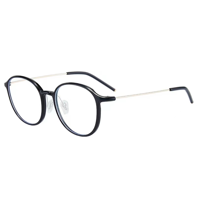 Anti-blue light round-framed retro glasses for both men and women are in large stock. Made of TR90 material, ultra-clear detail image 13