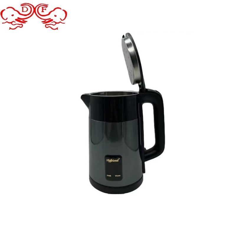 DF99379 Electric kettle, quick kettle, kettle, stainless steel kettle, hotel household portable insulated kettle, kitchen and hotel supplies, stainless steel DF trading house
