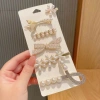 The 2023 new water diamond hair clip, side one-piece clip, Korean girl bangs hair clip Item Picture
