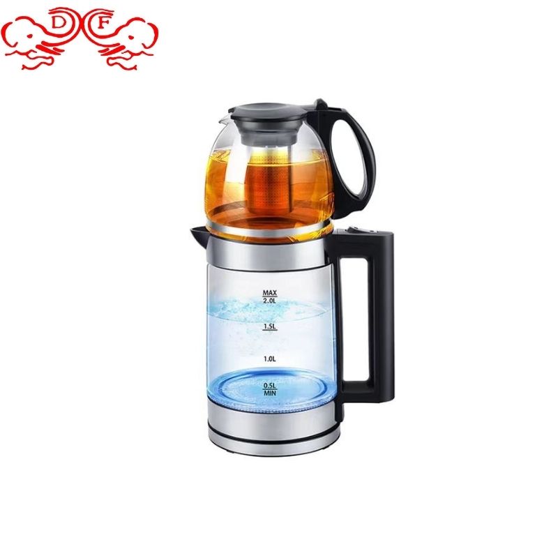 DF99379 Glass Electric kettle, Electric teapot, Health Preservation kettle, thermostatic kettle, glass boiling kettle, DF Trading House Item Picture