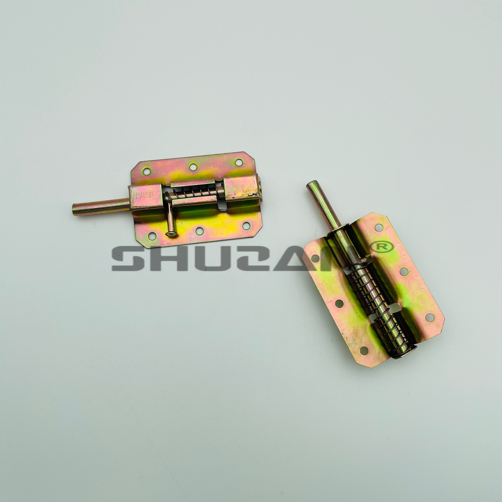 Shuzan Hardware 304 dust-proof plug cylinder, color zinc spring plug, anti-theft door, wooden door, exposed plug, thickened double door, ground plug dust-proof cylinder