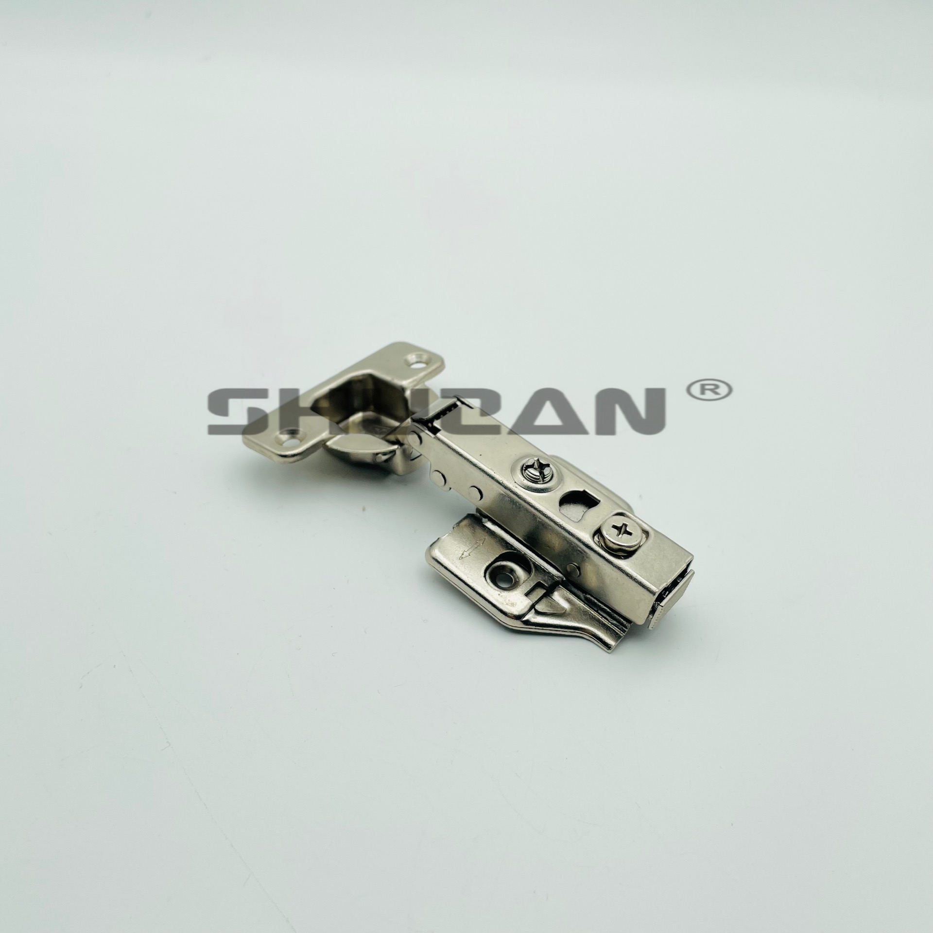 Shuzan Hydraulic hinges, stainless steel buffer damping cabinet door hinges, silent and smooth door hinges, factory direct sales Item Picture