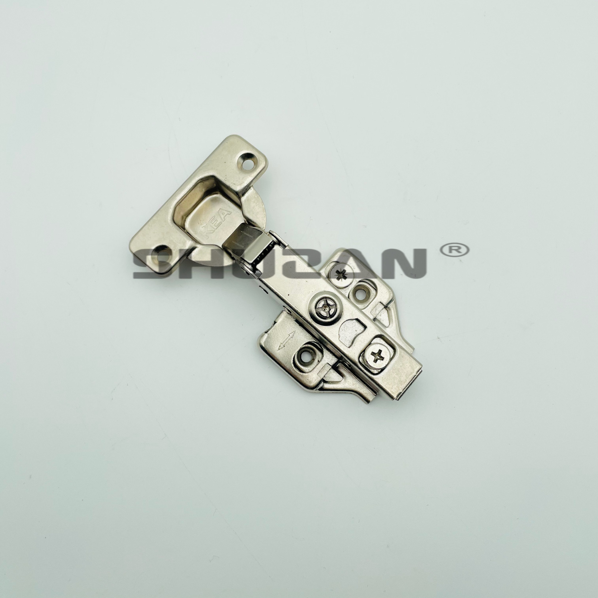 Shuzan Hydraulic hinges, stainless steel buffer damping cabinet door hinges, silent and smooth door hinges, factory direct sales