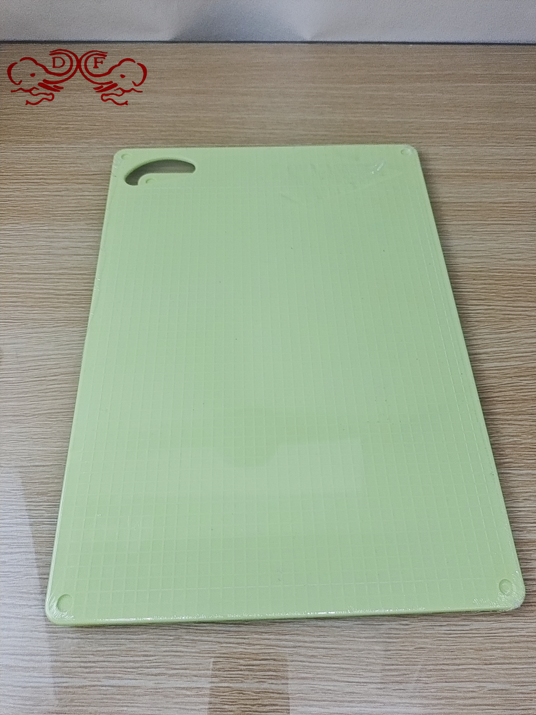 DF68709 Anti-slip cutting board, kitchen cutting board, plastic kitchen two-in-one cutting board, plastic stainless steel ceramic Fruit knife, wheat straw vegetable DF Trading House details Picture