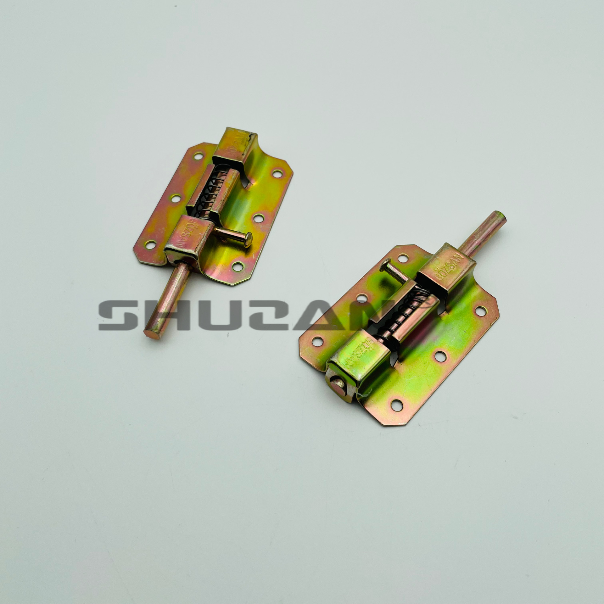 Shuzan Hardware 304 dust-proof plug cylinder, color zinc spring plug, anti-theft door, wooden door, exposed plug, thickened double door, ground plug dust-proof cylinder Specification image