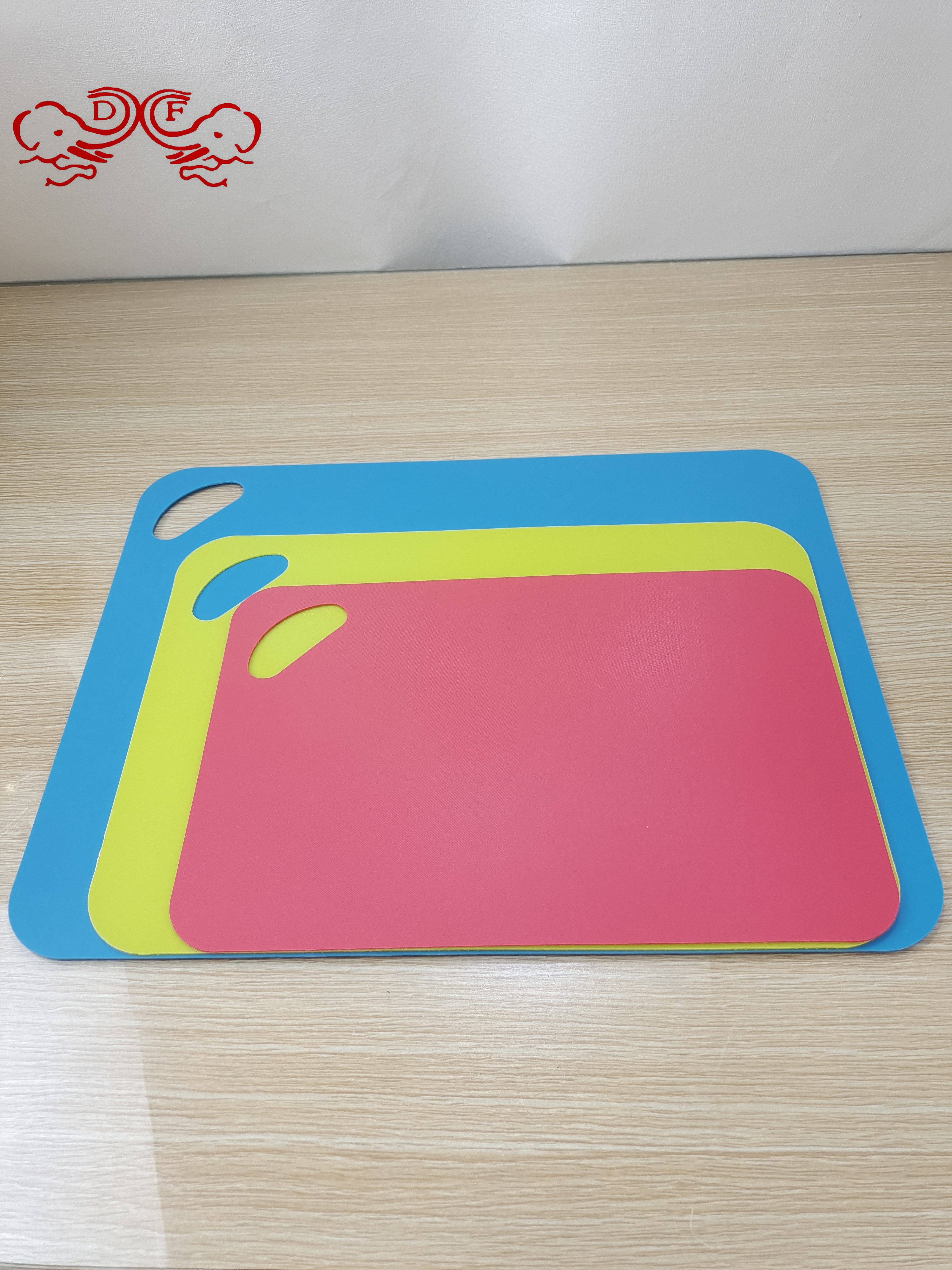 DF68709 Anti-slip cutting board, kitchen cutting board, plastic PP cutting board, anti-slip chopping board, plastic board, kitchen, kitchen cutting board set, household cutting board, DF Trading House
