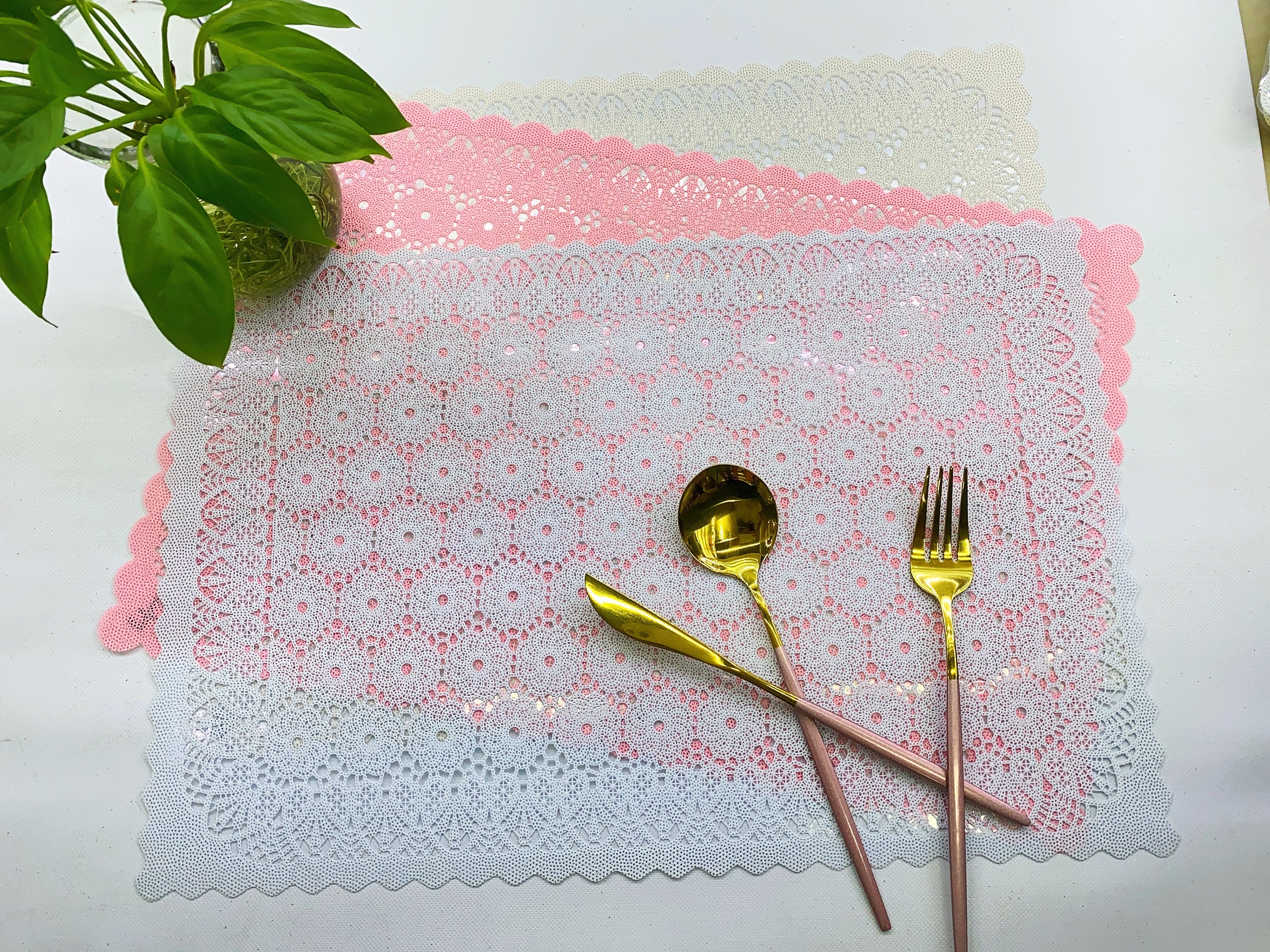 PP餐垫长方隔热垫装饰餐桌垫酒店餐厅咖啡厅西餐垫