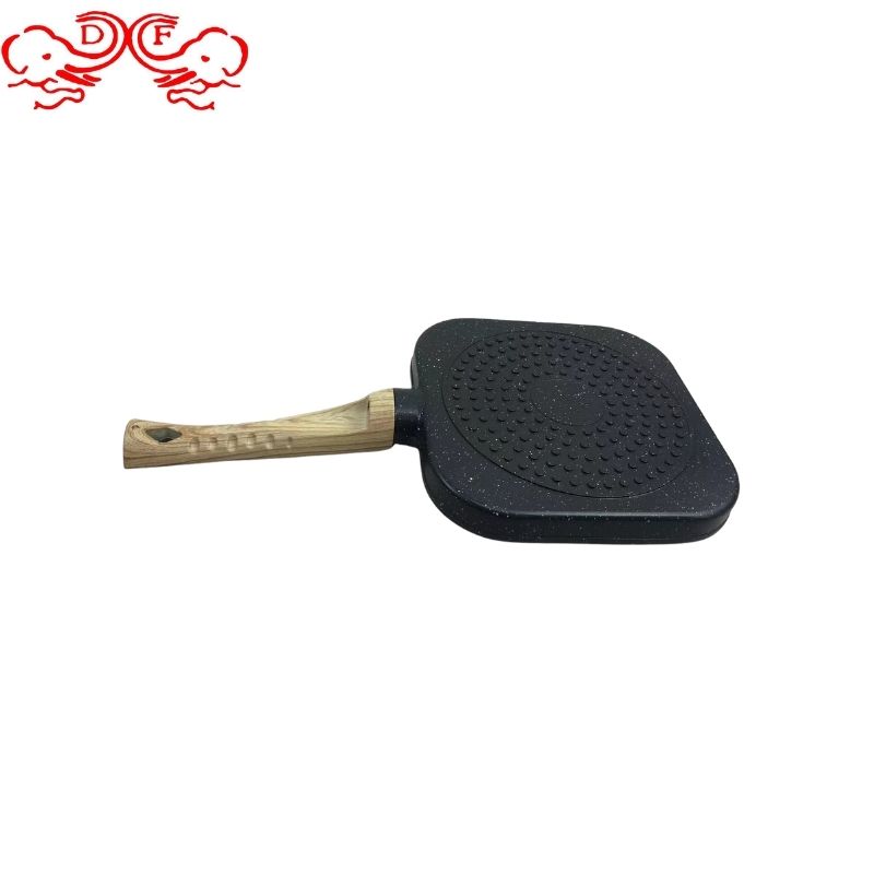 DF99744 Cast iron pan, egg frying pan, deep-fried egg burger, home egg dumpling pan, non-stick flat pan, teppanyaki frying pan, mica stone flat pan, DF Trading House Specification image