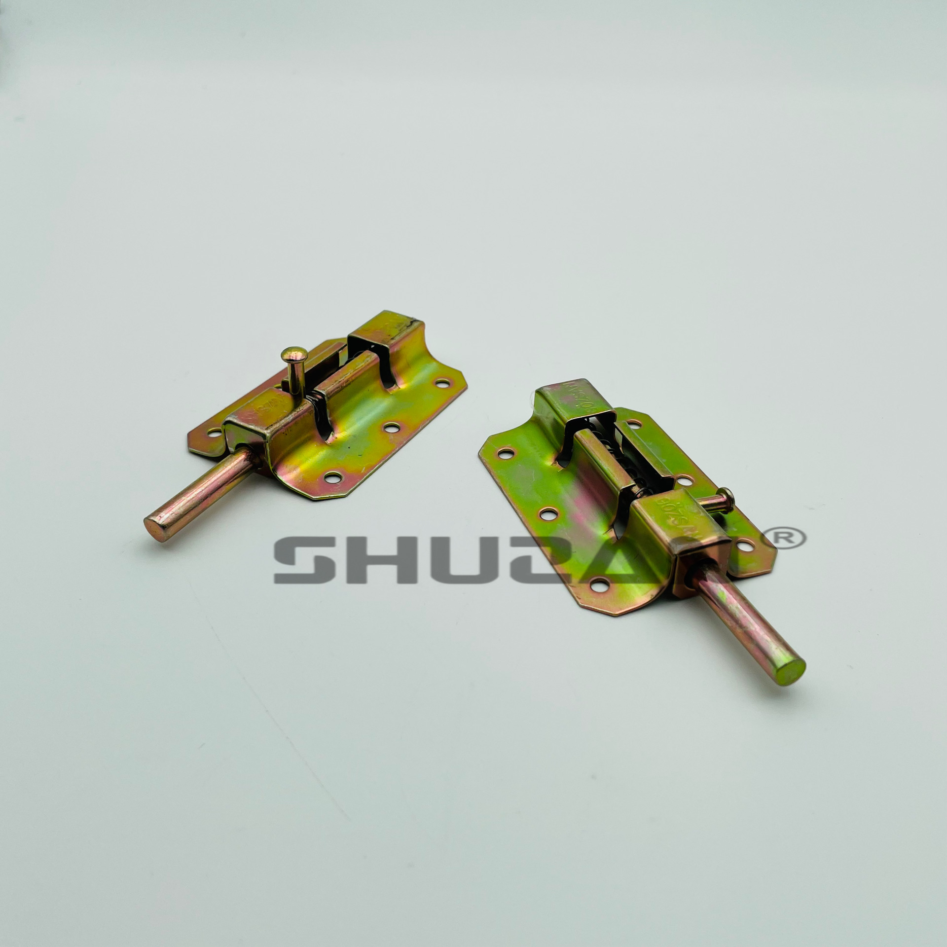 Shuzan Hardware 304 dust-proof plug cylinder, color zinc spring plug, anti-theft door, wooden door, exposed plug, thickened double door, ground plug dust-proof cylinder Item Picture
