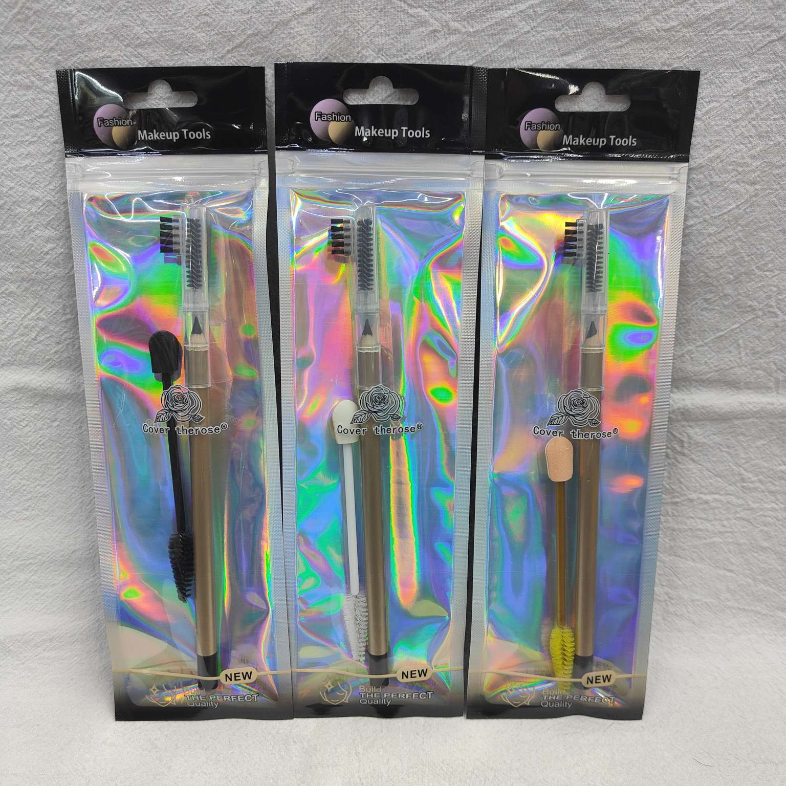 玫瑰A359#2支单支刷睫毛刷眉梳海绵头眉笔组合化妆刷26414仙得丽化妆工具详情图5