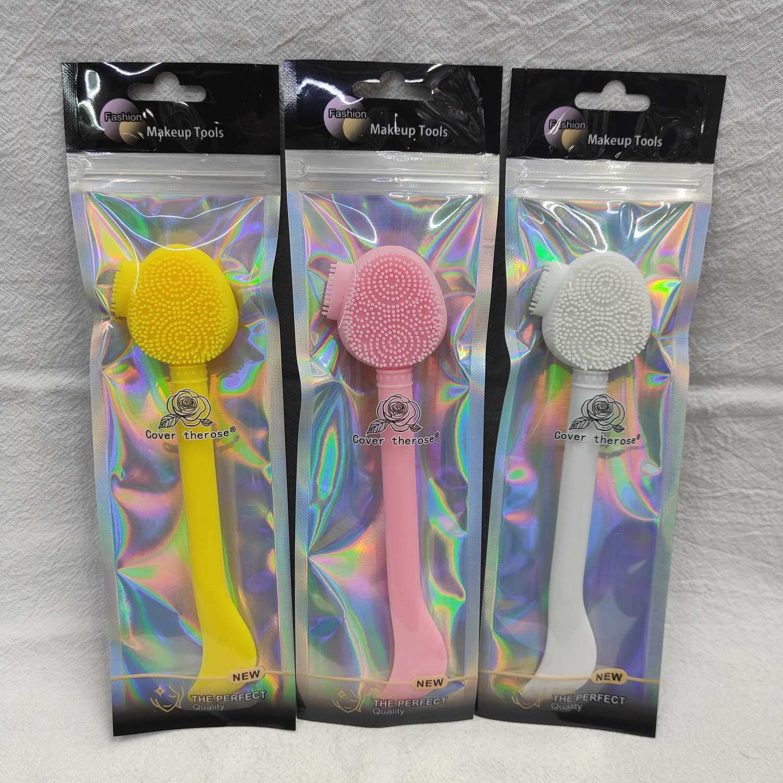 玫瑰A392#硅胶洗脸刷面膜刷26414仙得丽化妆工具