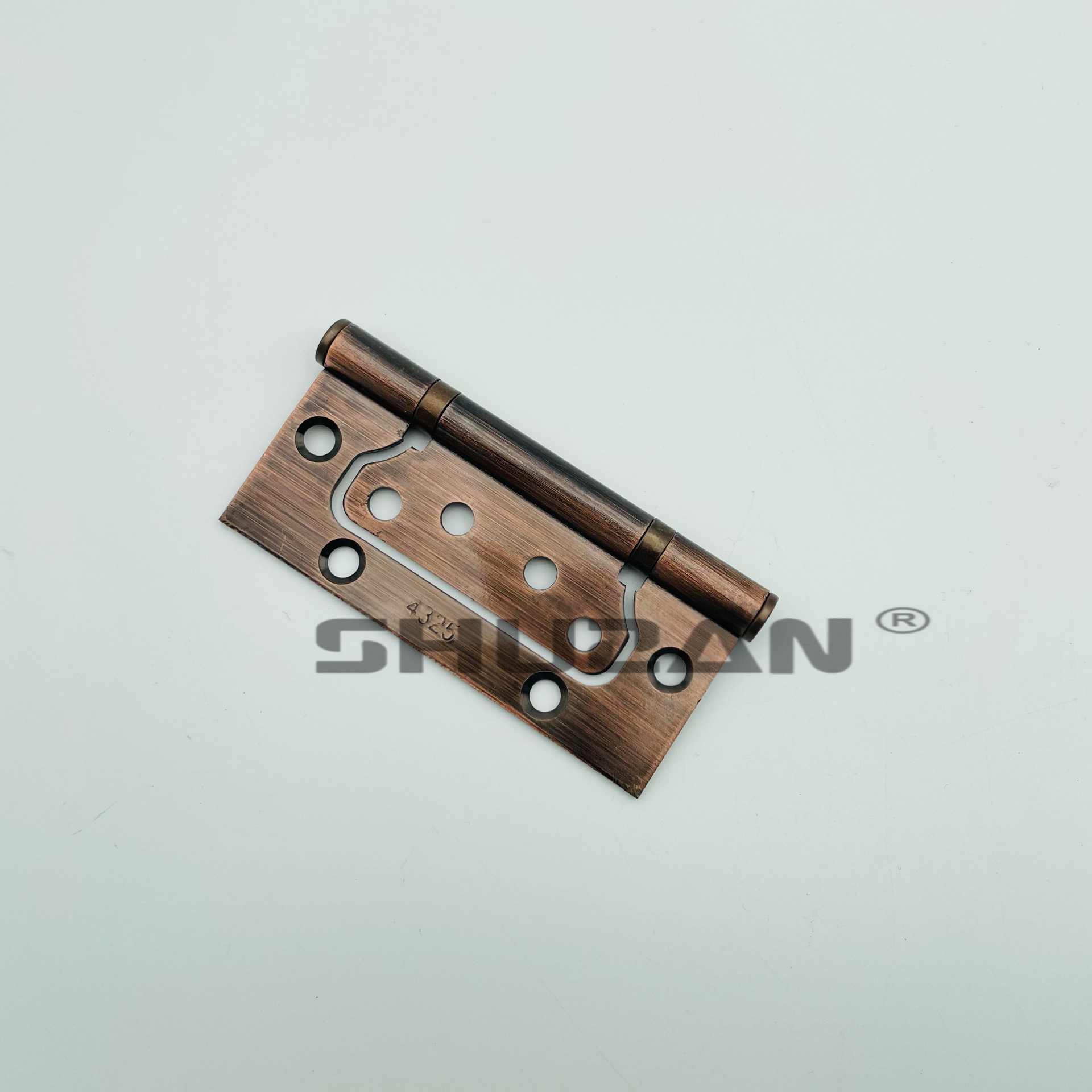 Shuzan hydraulic hinges, stainless steel slot-free mother-and-child door hinges, sector hinges, door hinges, silent and smooth, hardware accessories details Picture