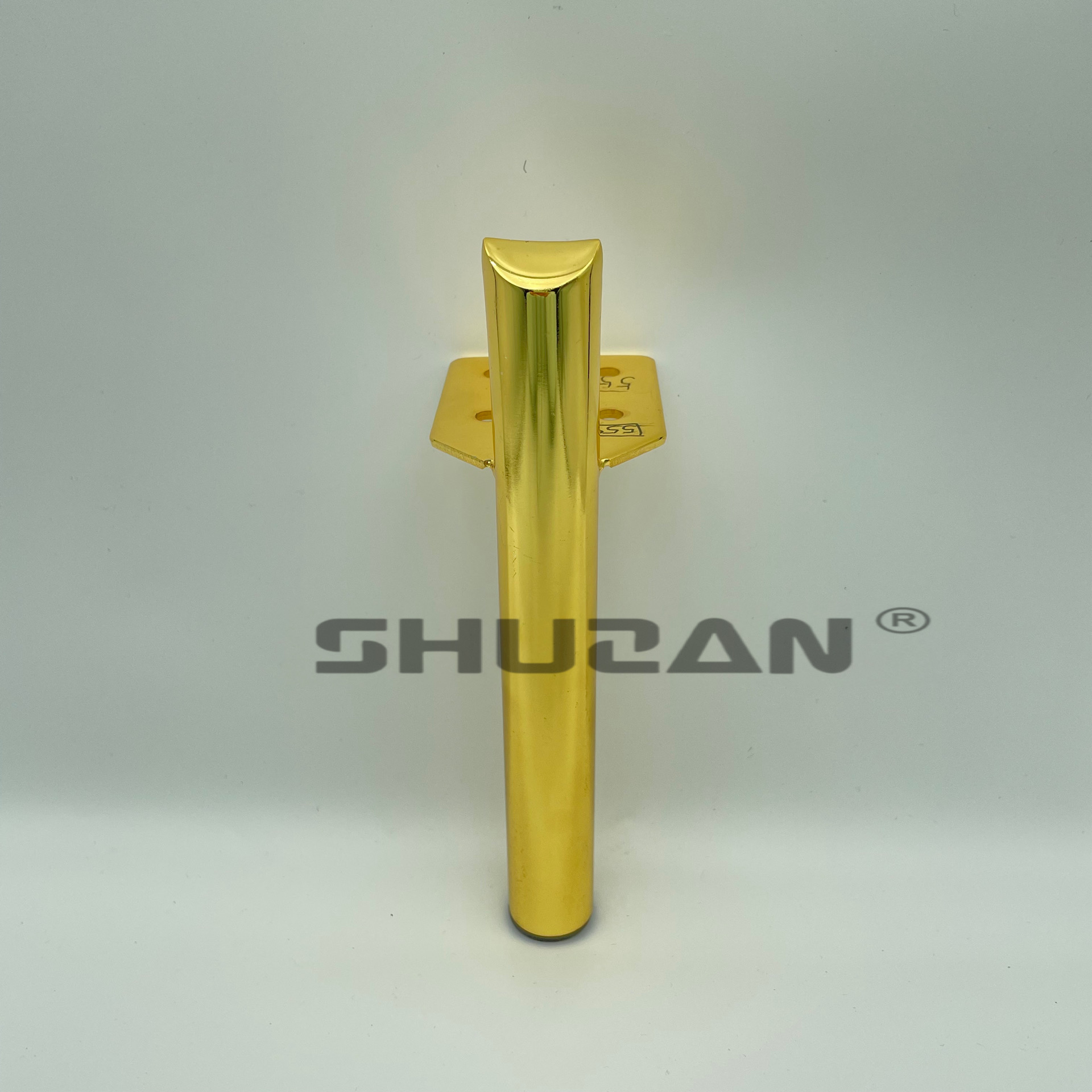 Shuzan XX brand golden stainless steel sofa legs and cabinet legs, modern and simple style lock fastening design, full-house custom furniture accessories