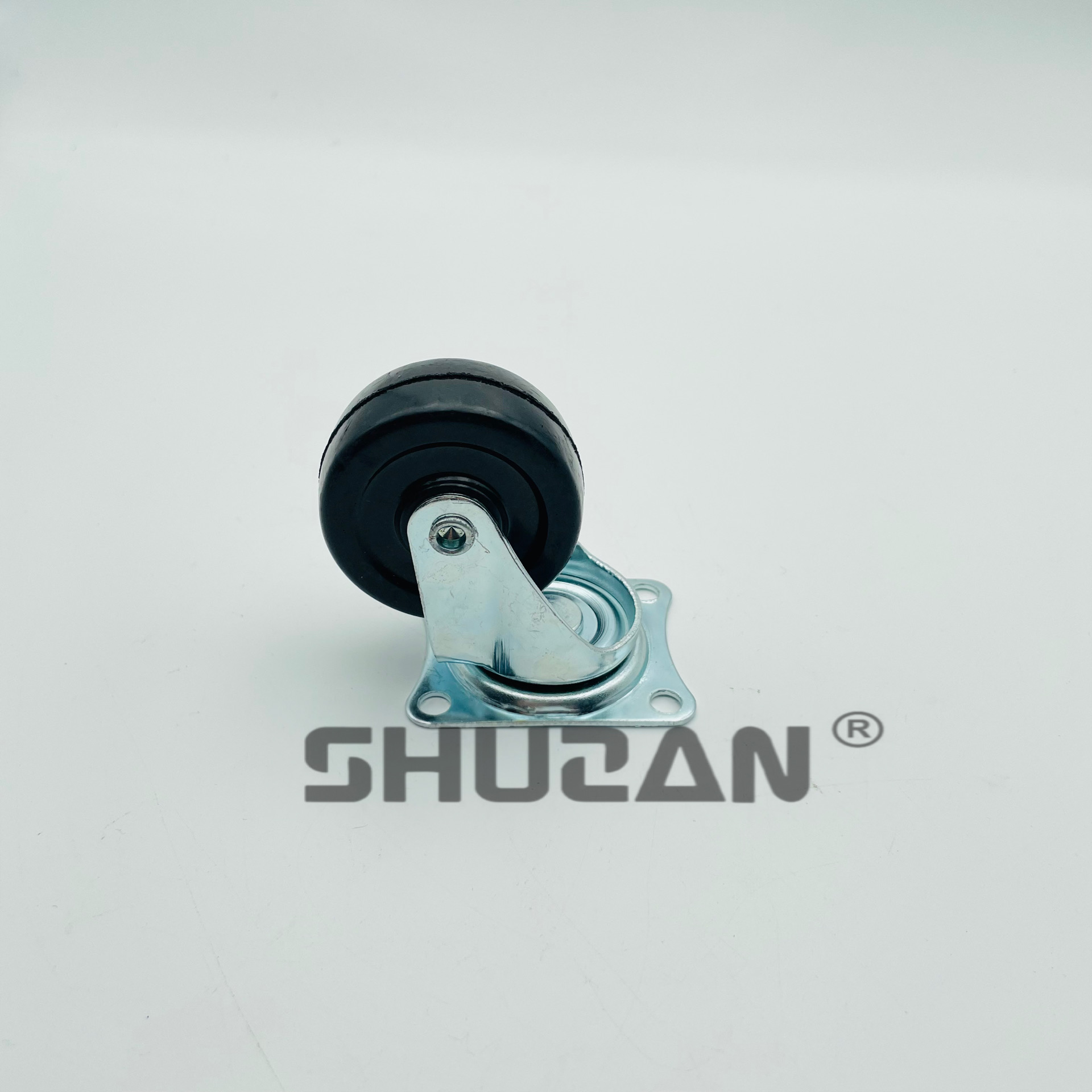 Shuzan XX brand rubber universal wheels, tool carts, tires, small cargo carts, silent wheels, furniture and mobile accessories