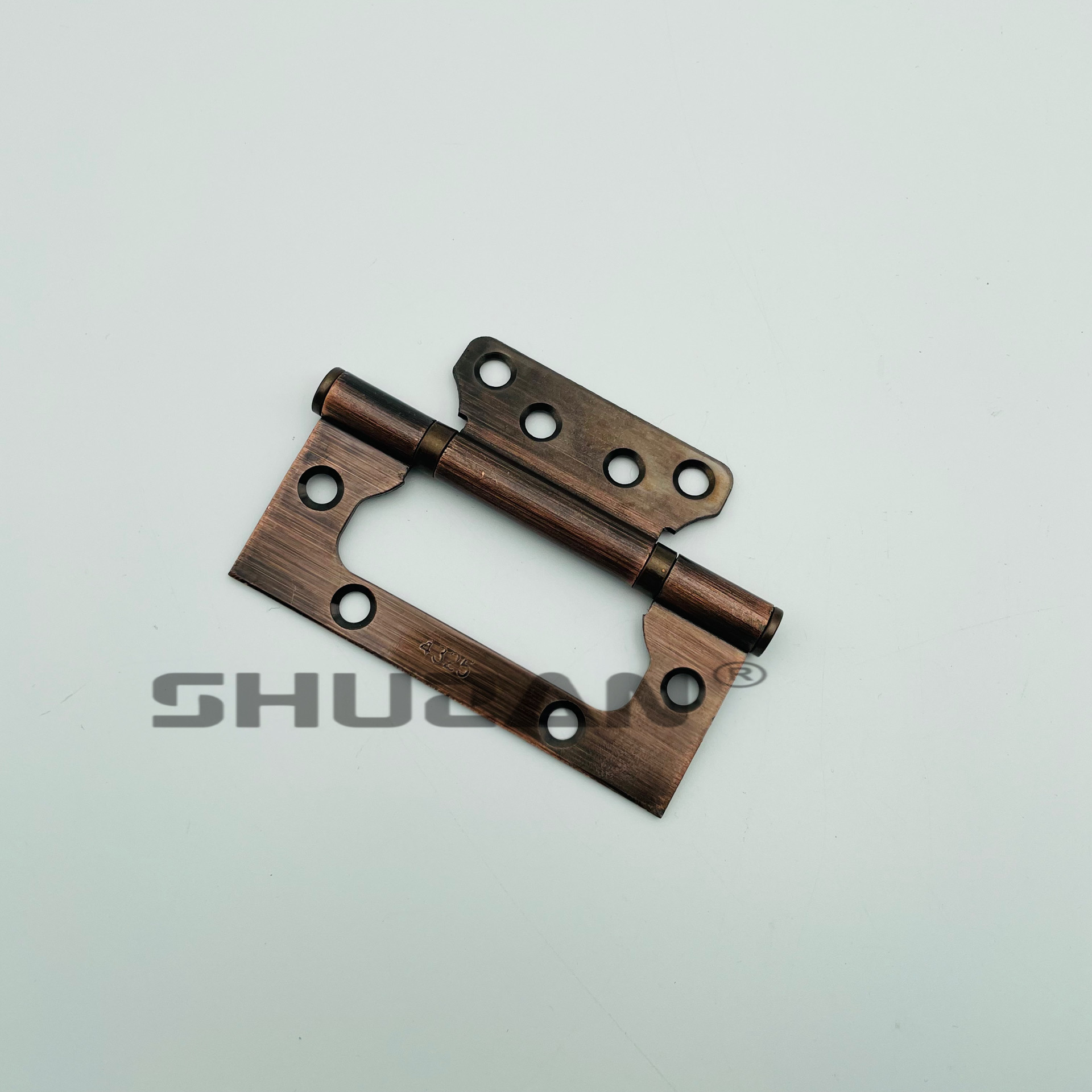 Shuzan hydraulic hinges, stainless steel slot-free mother-and-child door hinges, sector hinges, door hinges, silent and smooth, hardware accessories