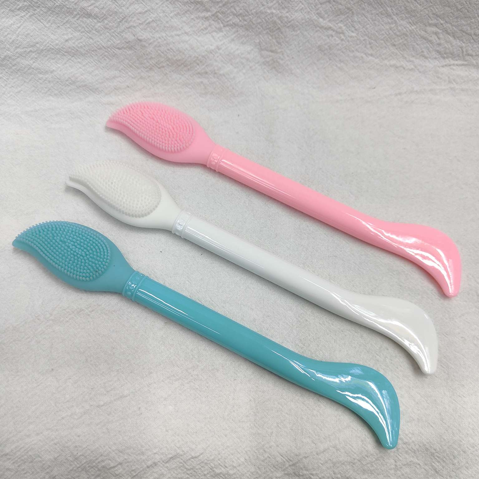 玫瑰A391#硅胶洗脸刷面膜刷26414仙得丽化妆工具详情图2