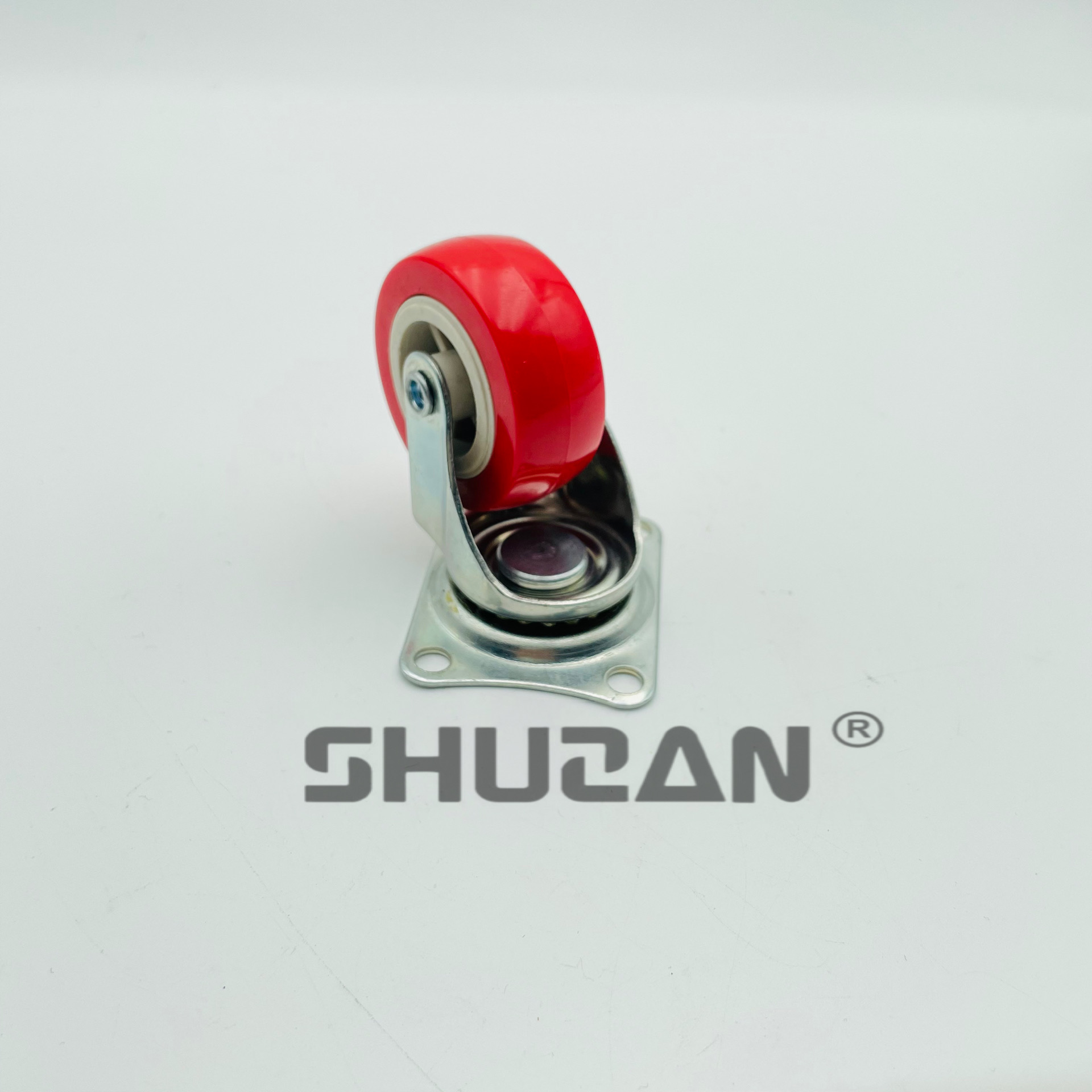 Shuzan XX brand silent and wear-resistant tires, grade red rubber casters, tool cart tires, flatbed carts, handcart special casters, factory direct sales Application Scenario