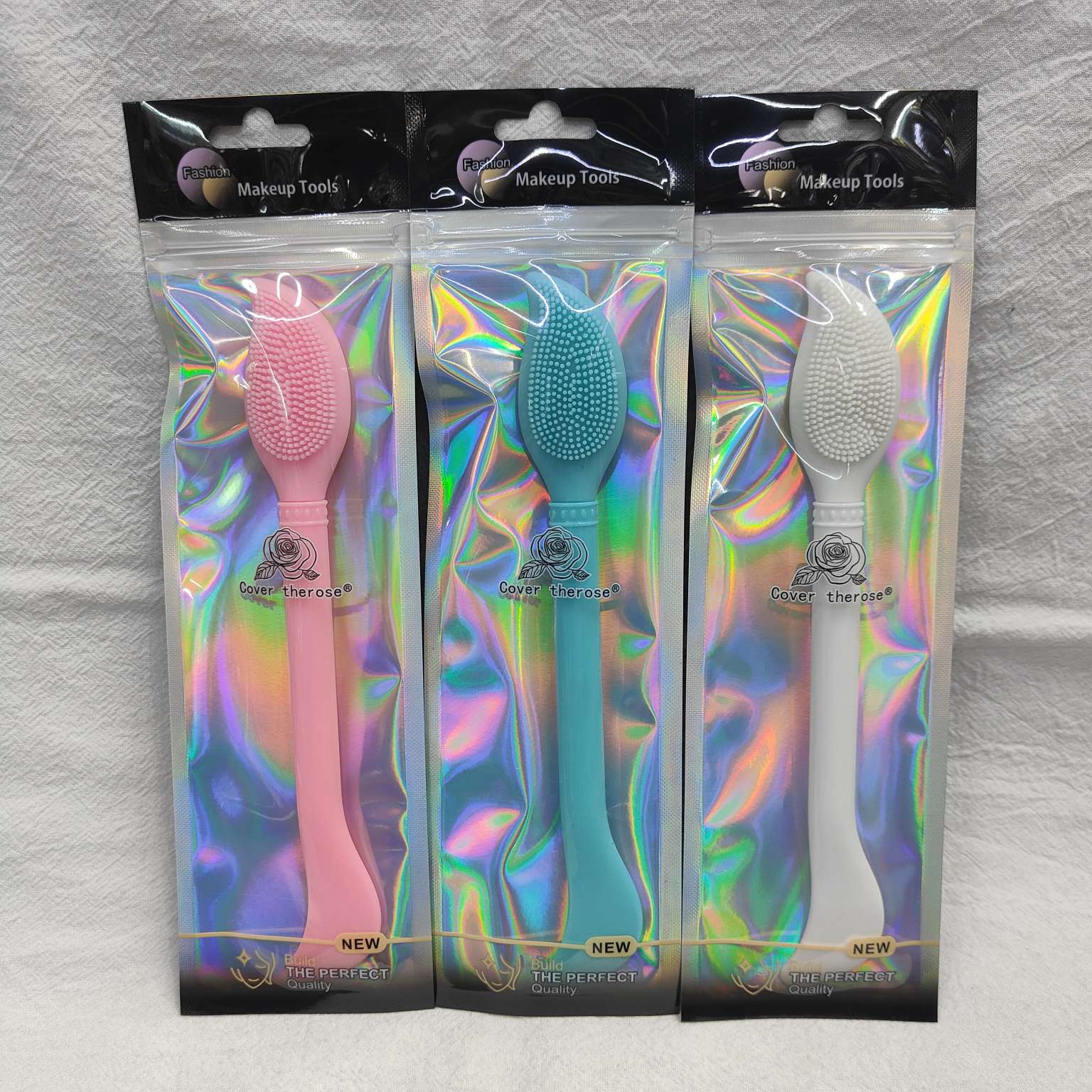 玫瑰A391#硅胶洗脸刷面膜刷26414仙得丽化妆工具