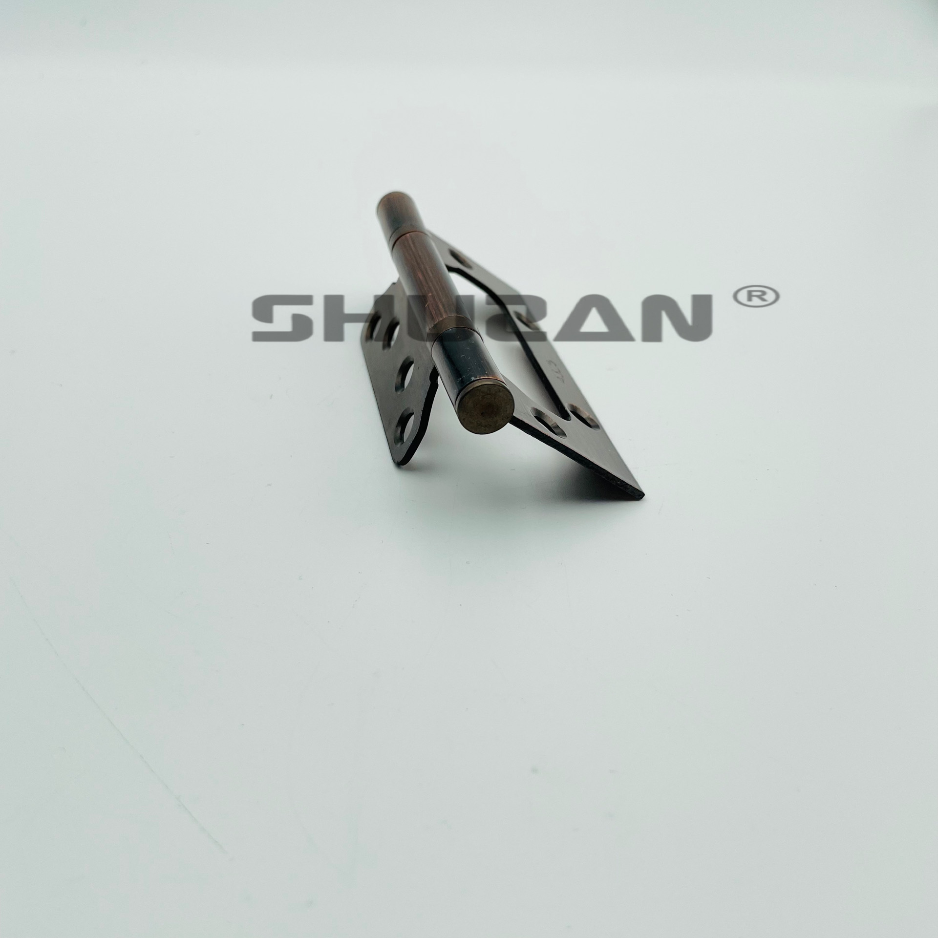 Shuzan hydraulic hinges, stainless steel slot-free mother-and-child door hinges, sector hinges, door hinges, silent and smooth, hardware accessories Item Picture