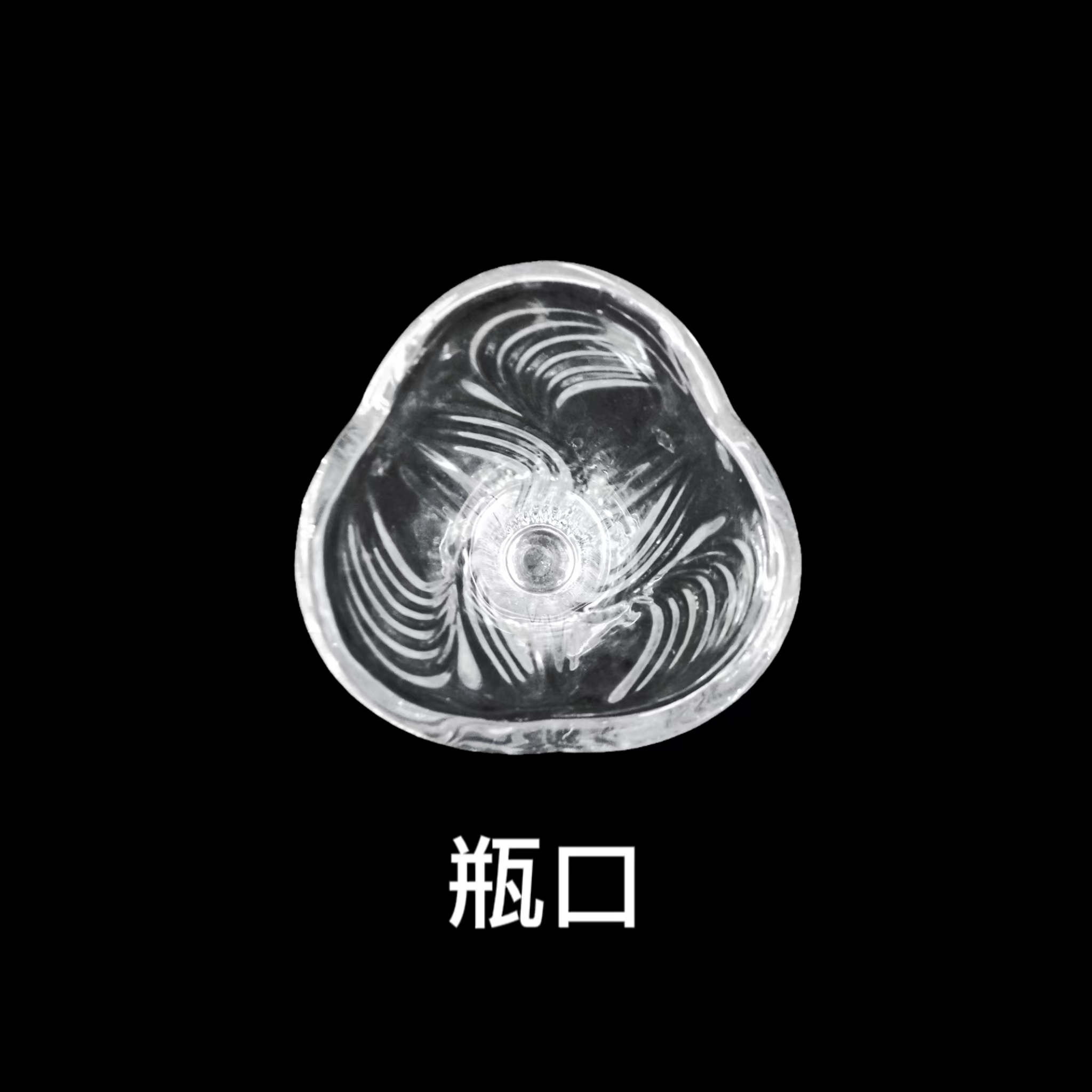 118 Three-petal phoenix Tail Crystal Vase Specification image