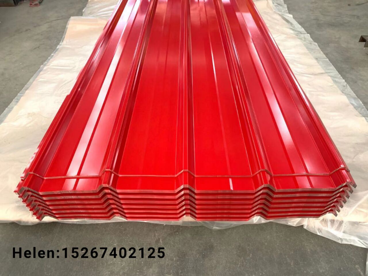 Factory direct sales of T-shaped 2 color steel tiles, glazed tiles, galvanized tiles, colored stone tiles, transparent tiles, color steel tiles, wavy tiles, trapezoidal tiles, corrugated plates, roof tiles, and iron sheet tiles details Picture