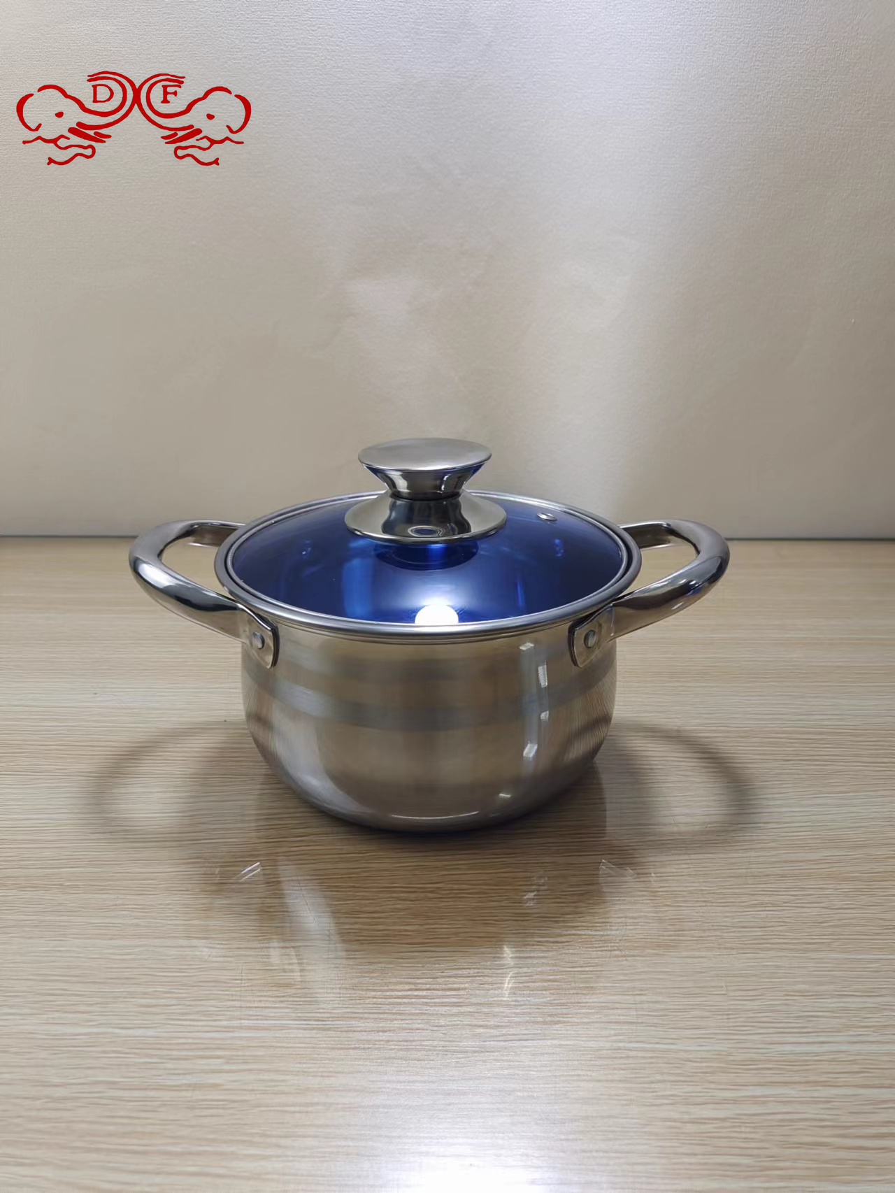 DF99161 Thickened stainless steel set double-bottom steamer, soup pot, wok, multi-purpose pot, gift set pot DF TRADING HOUSE