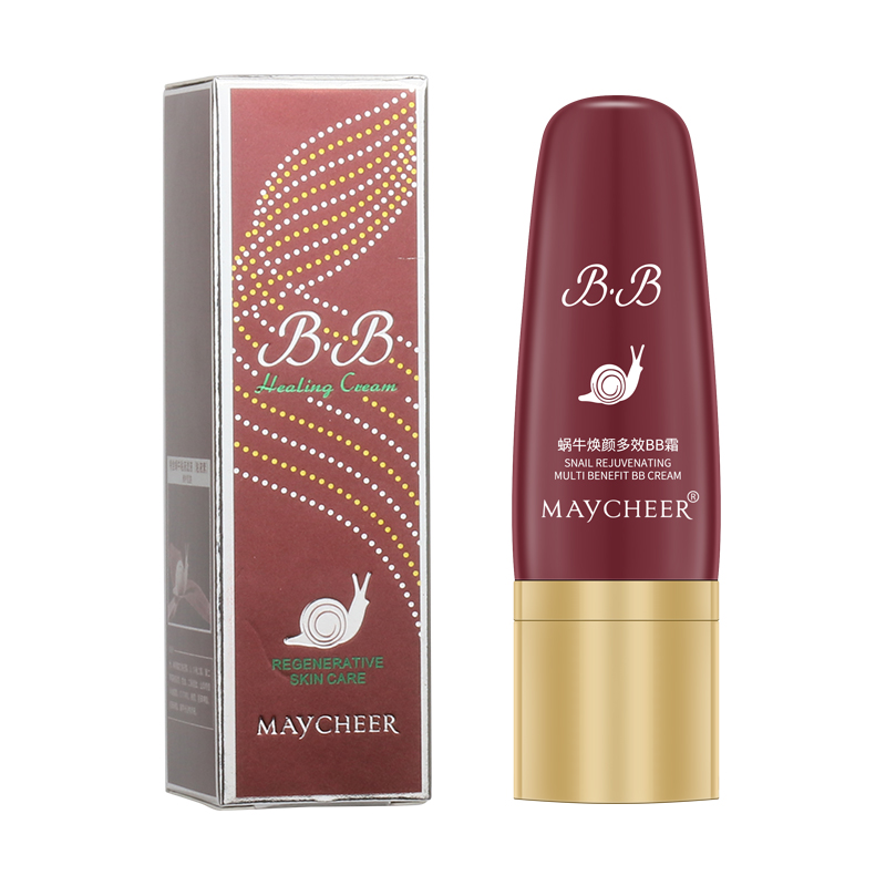 Meixi 'er Snail BB Cream moisturizes, modifies skin tone, controls oil, provides long-lasting coverage, and is a strong foundation. It is also a natural makeup cream that rejuvenates the skin Application Scenario