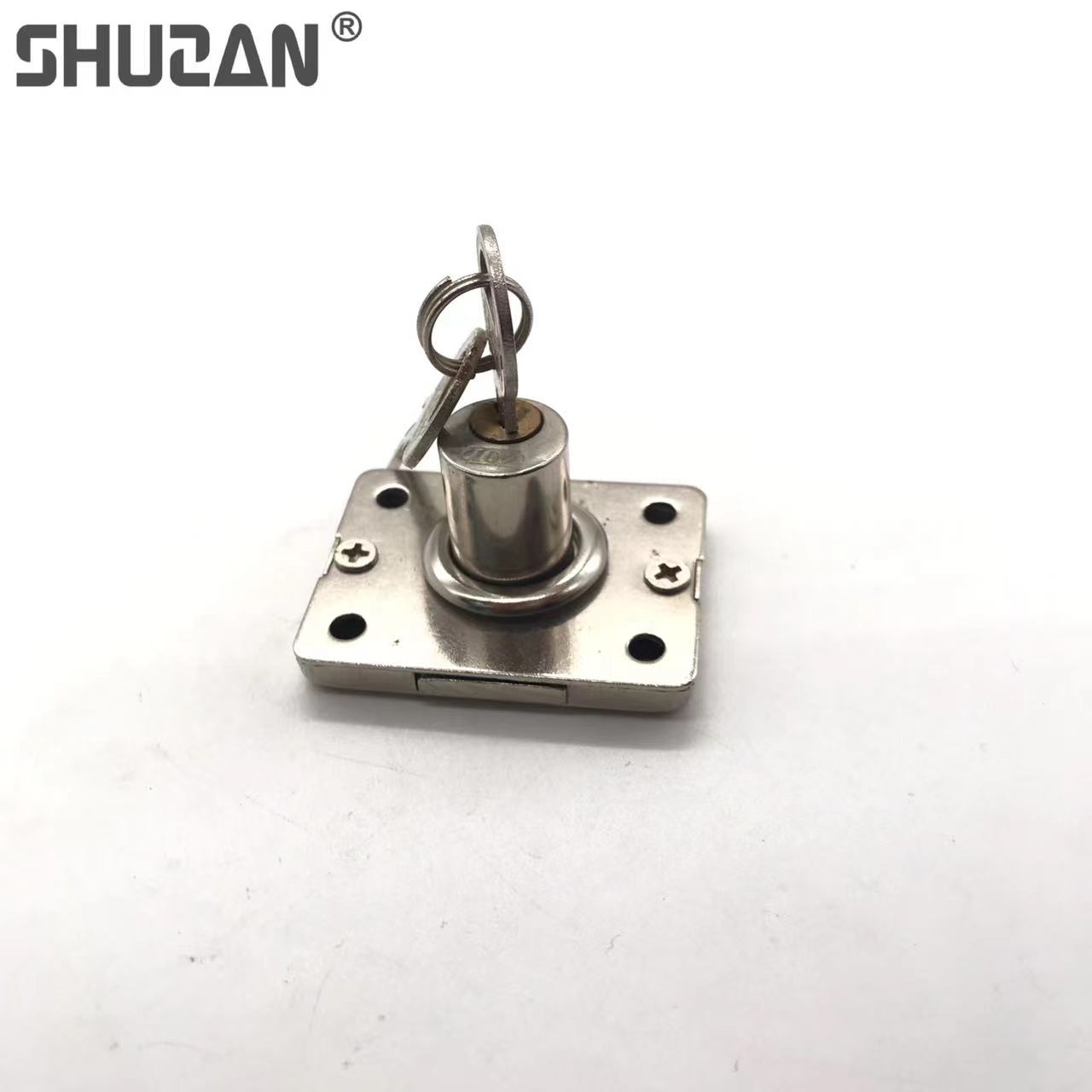 舒赞 XX品牌 抽屉锁直角锁扣 办公室文件柜锁 家用衣柜锁具 家具抽屉锁配件定轴阻尼 家具锁、办公锁