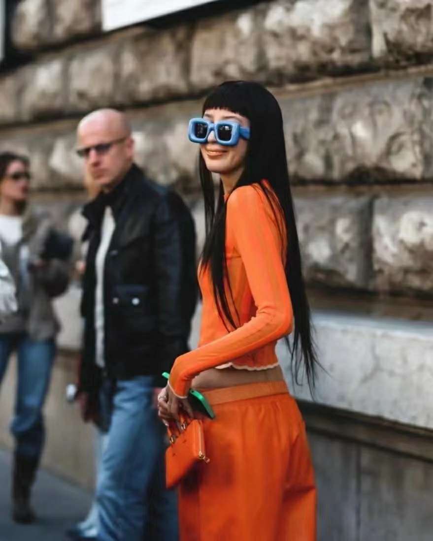 The latest bestseller, an Instagram influencer, retro and quirky, travel street style sunglasses Application Scenario