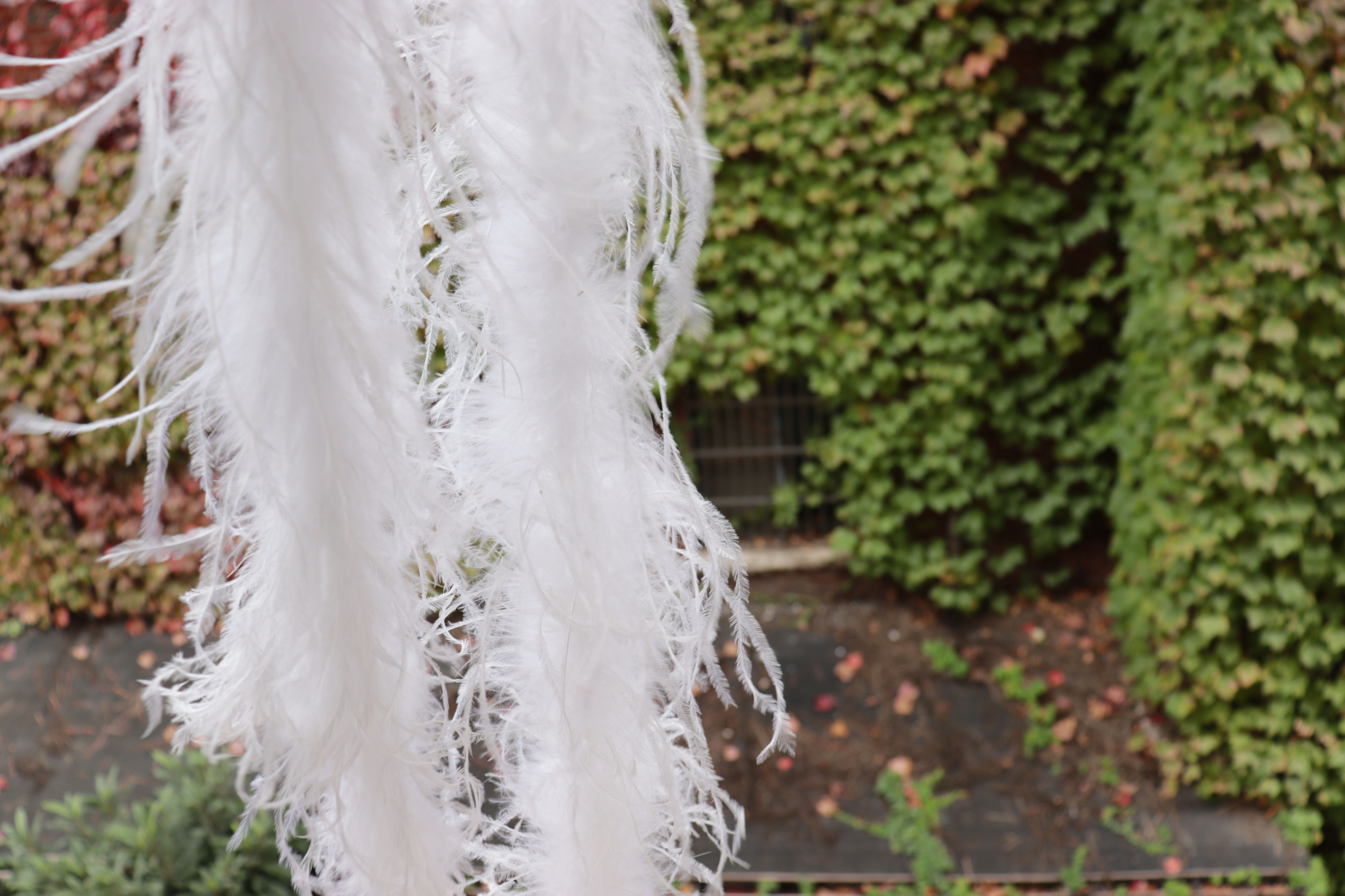 DIY婚庆室内装饰品多彩鸵鸟毛绒条长2m宽10~13cm颜色可选详情图2