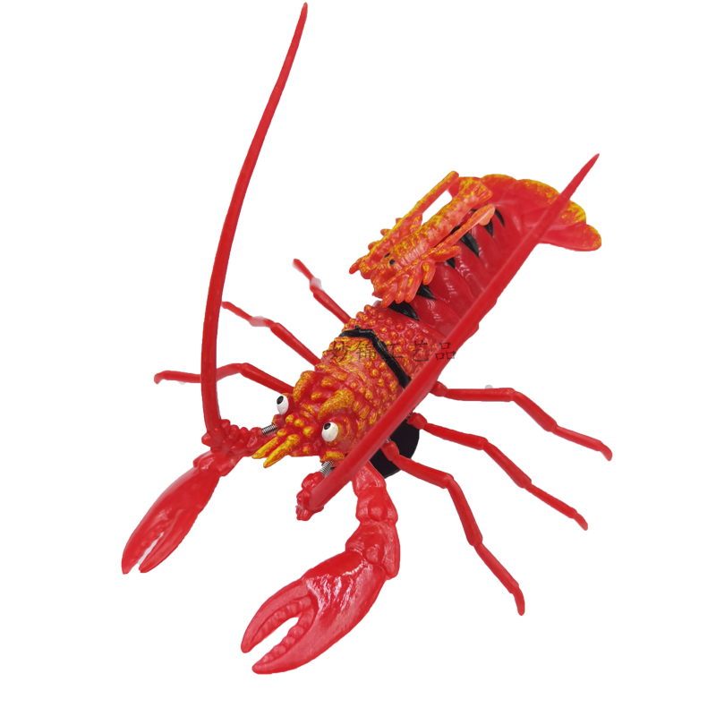 3D stereoscopic color plastic 4-inch mother-child lobster fridge magnet creative home background decoration handicraft decoration Item Picture
